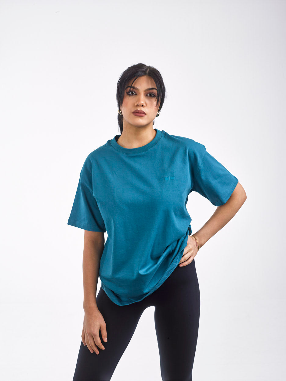 WILLIAM T-Shirt X MOMOCANVAS TH 900 Dark Turquoise - Dark Turquoise