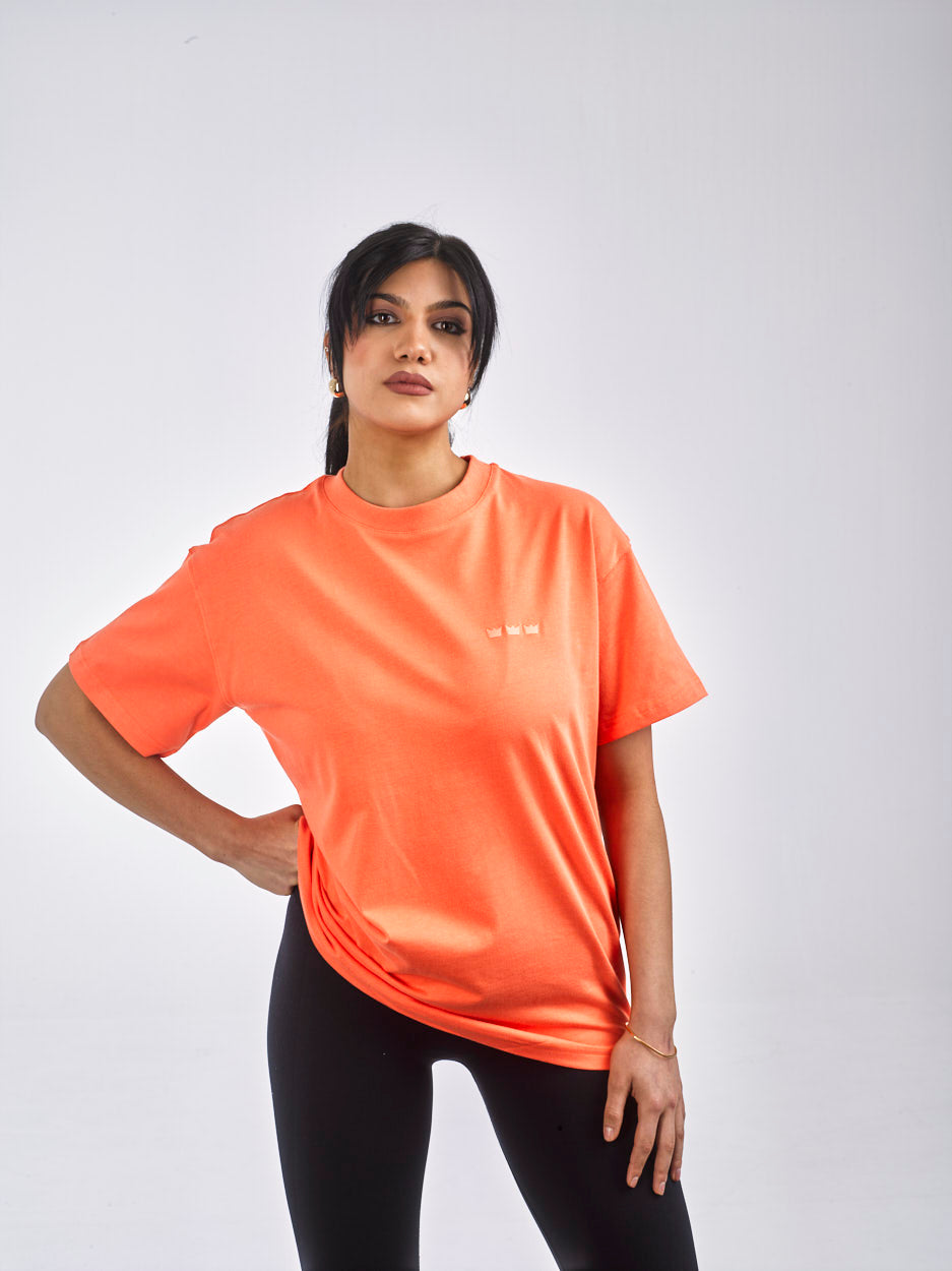 WILLIAM T-Shirt X OIBELART Hands Up Orange - Orange