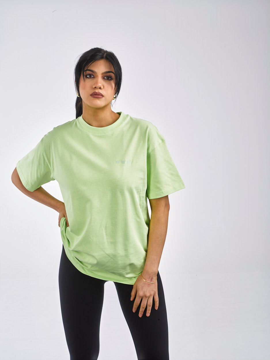 WILLIAM T-Shirt X MOMOCANVAS Rollie Smiles Light Green - Light Green