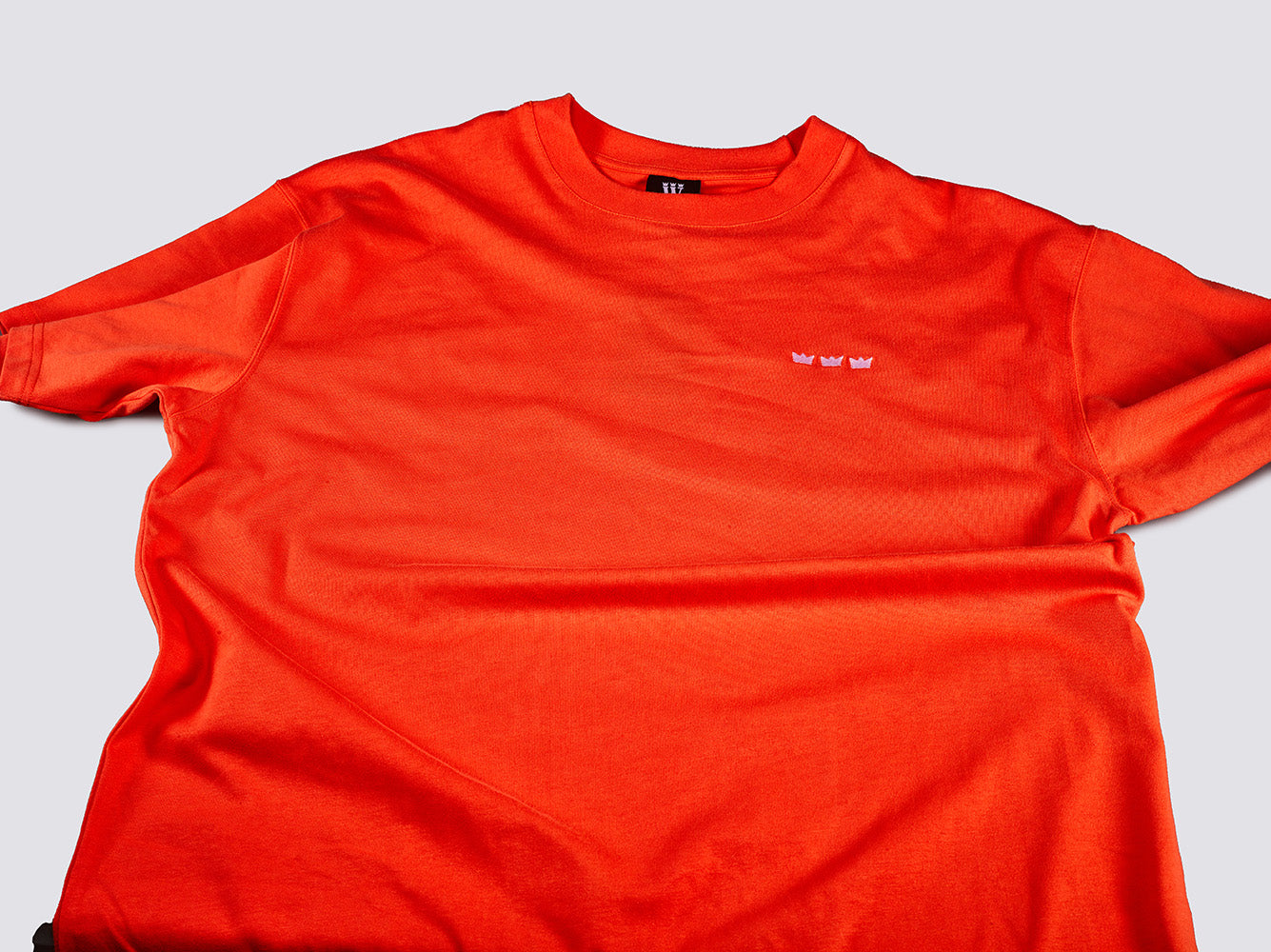WILLIAM T-Shirt Orange - White