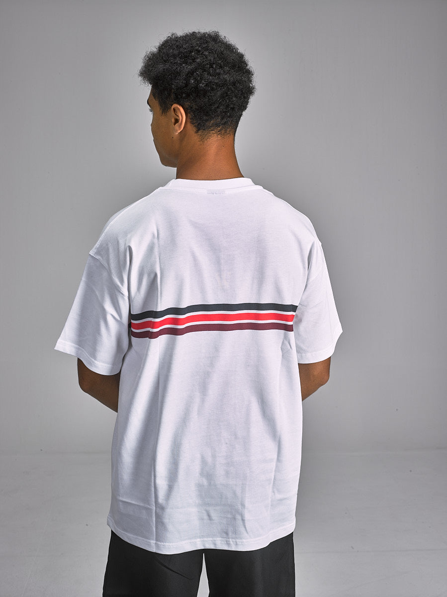 WILLIAM T-Shirt Reto White - Stripes