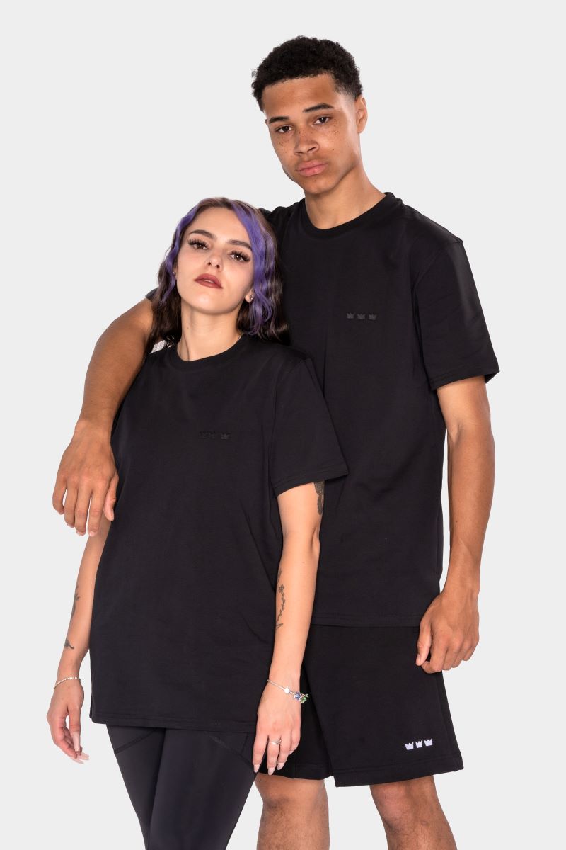 WILLIAM T-Shirt Black - Black
