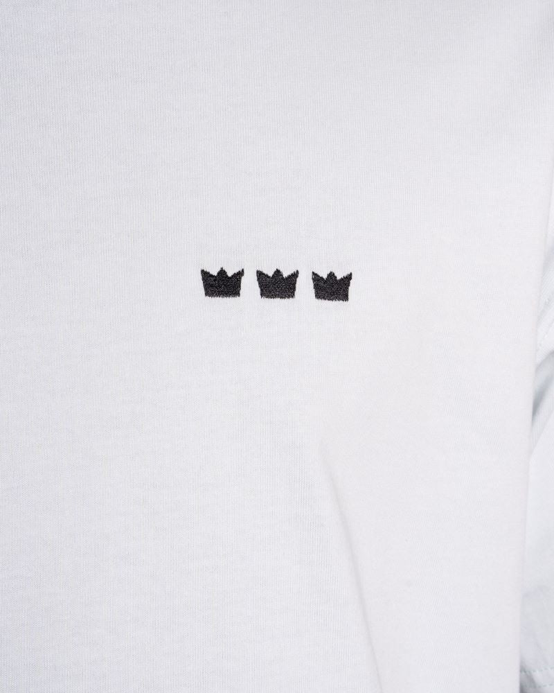 WILLIAM T-Shirt Light Grey - Black
