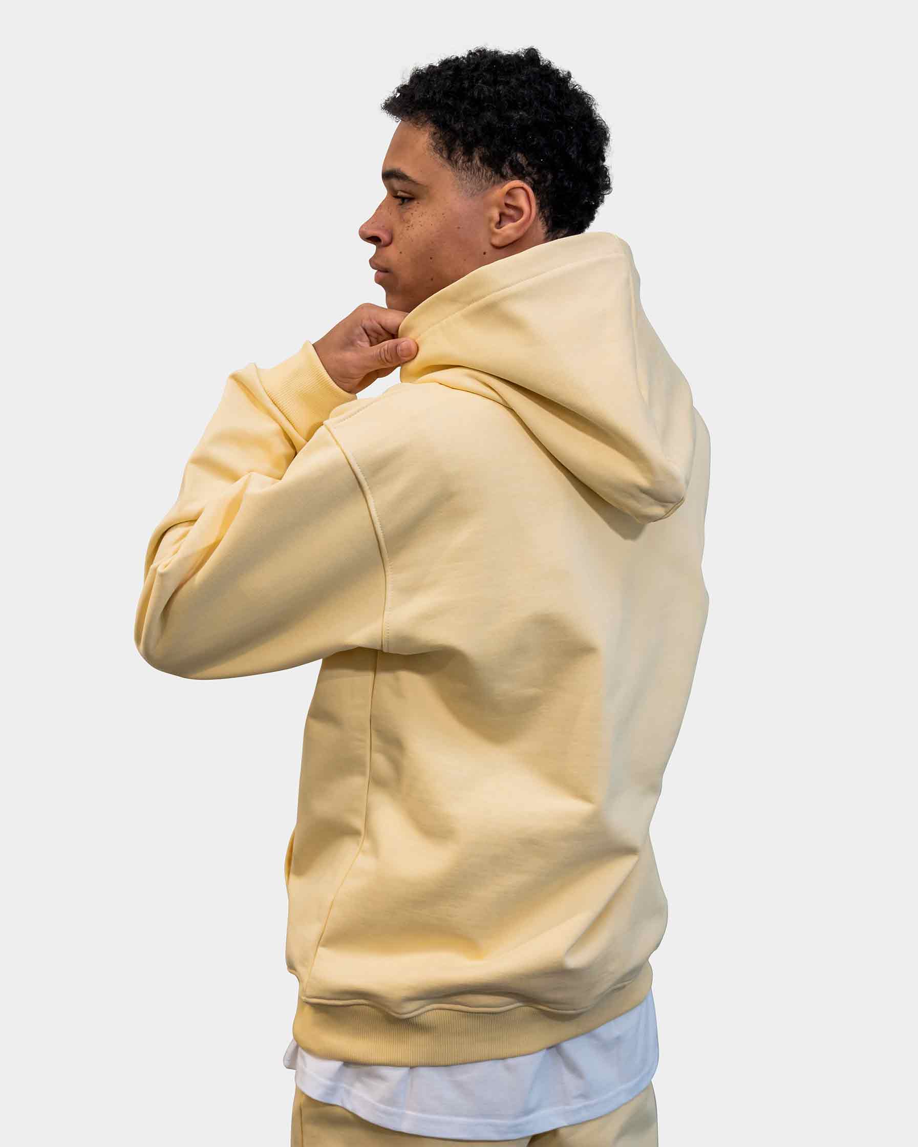 WILLIAM Zip Hoodie Pastell Yellow