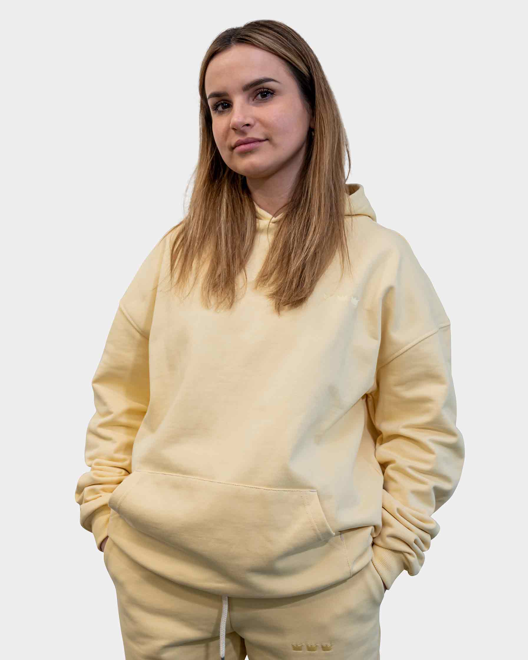 WILLIAM Hoodie Pastell Yellow