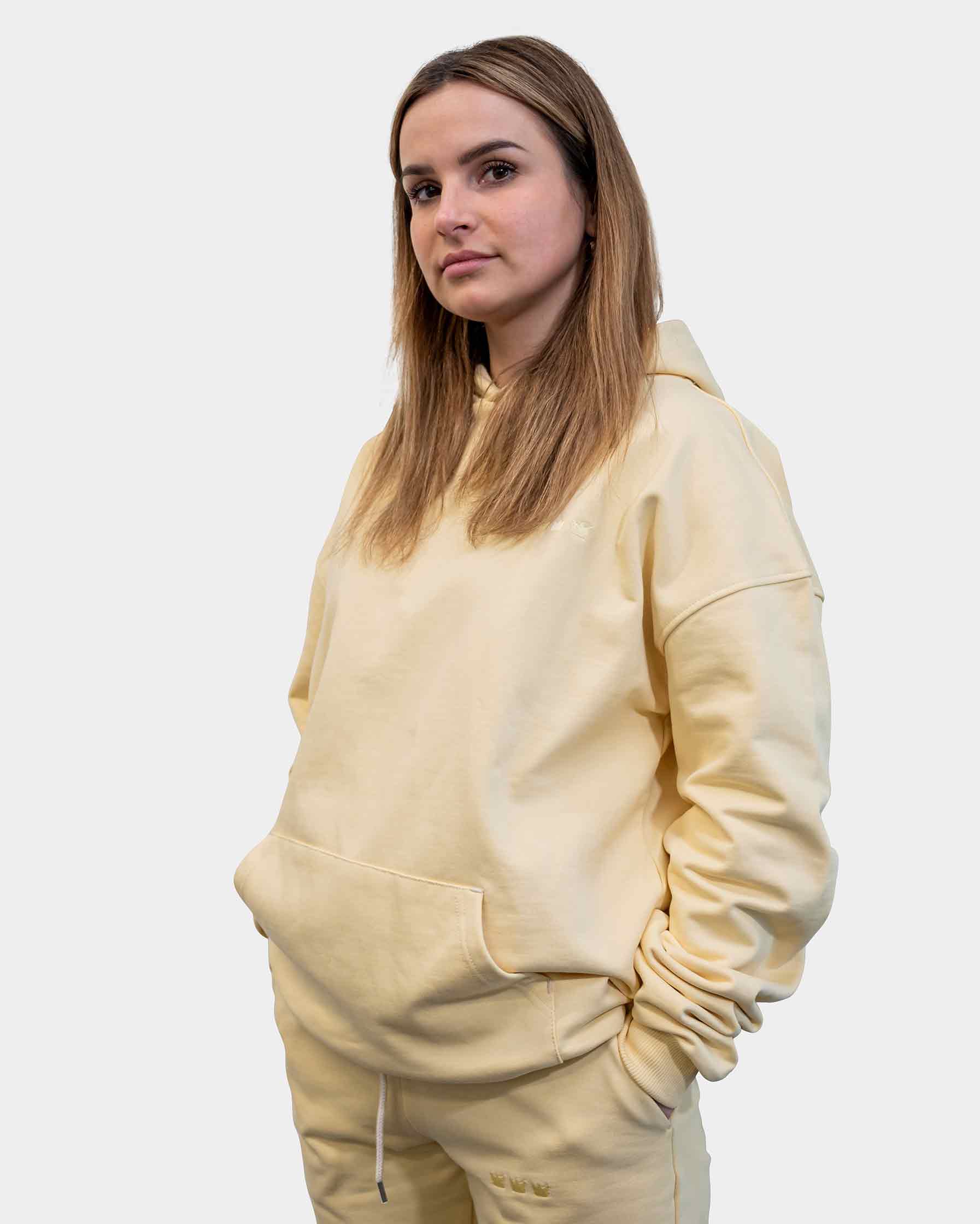 WILLIAM Hoodie Pastell Yellow