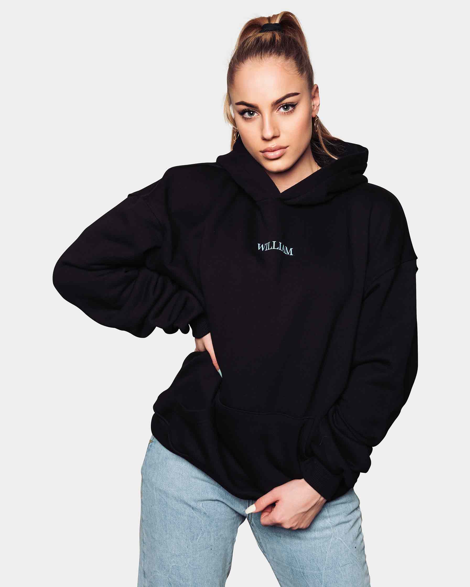 WILLIAM Hoodie Turquoise