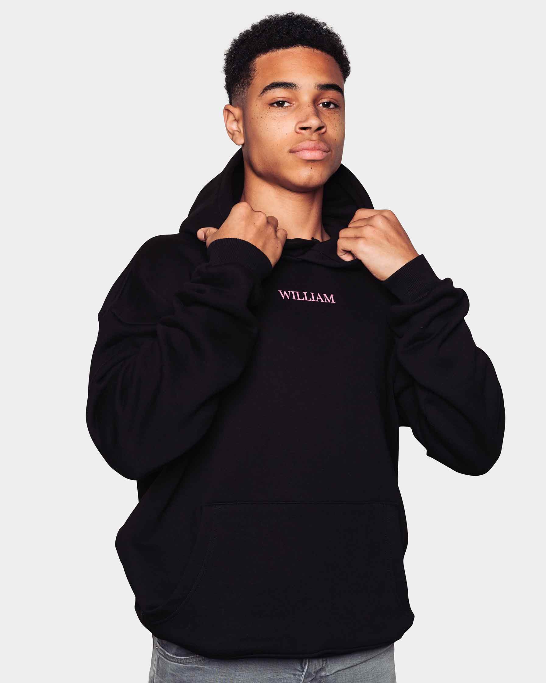 WILLIAM Hoodie Pink