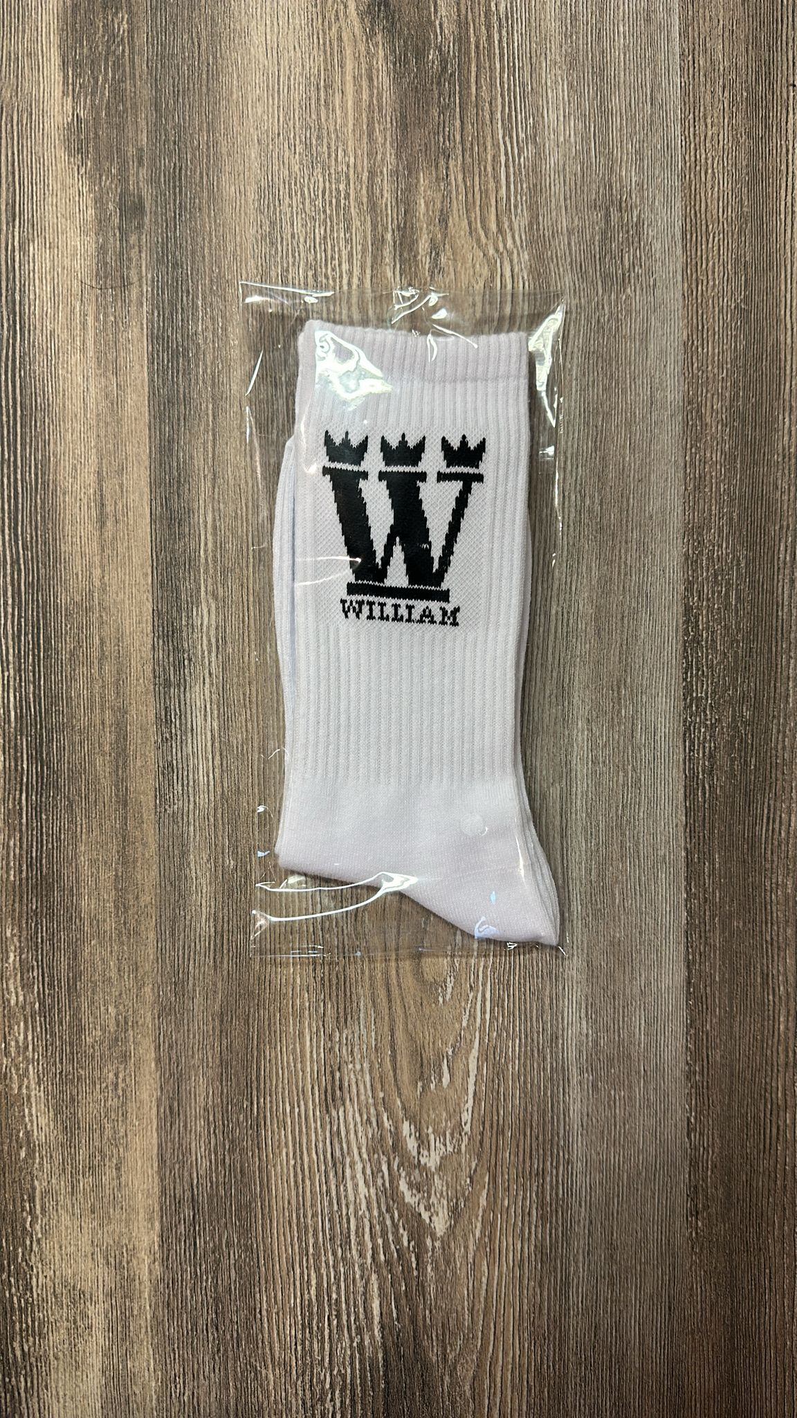 WILLIAM Socks White - Black