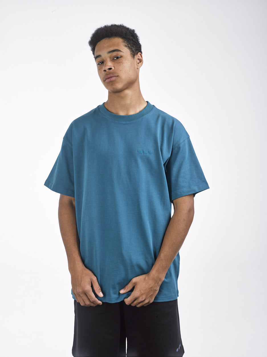 WILLIAM T-Shirt X MOMOCANVAS TH 900 Dark Turquoise - Dark Turquoise