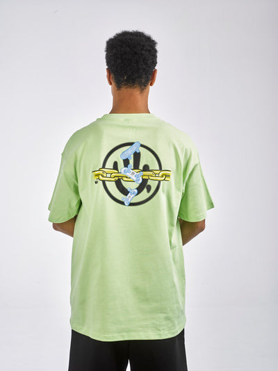 WILLIAM T-Shirt X MOMOCANVAS Rollie Smiles Light Green - Light Green