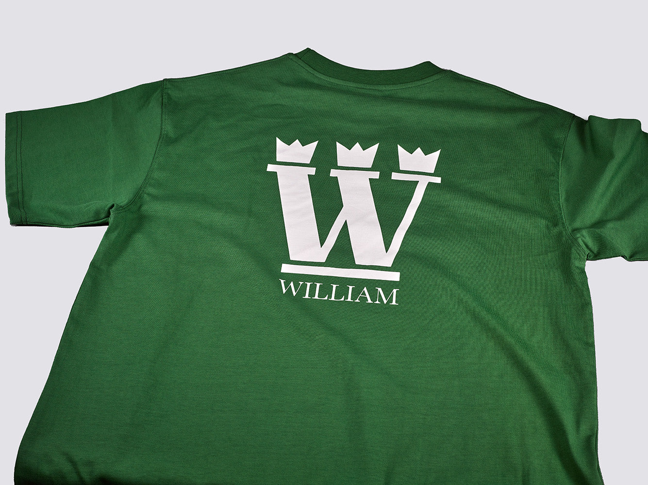 WILLIAM T-Shirt Dark Green - White