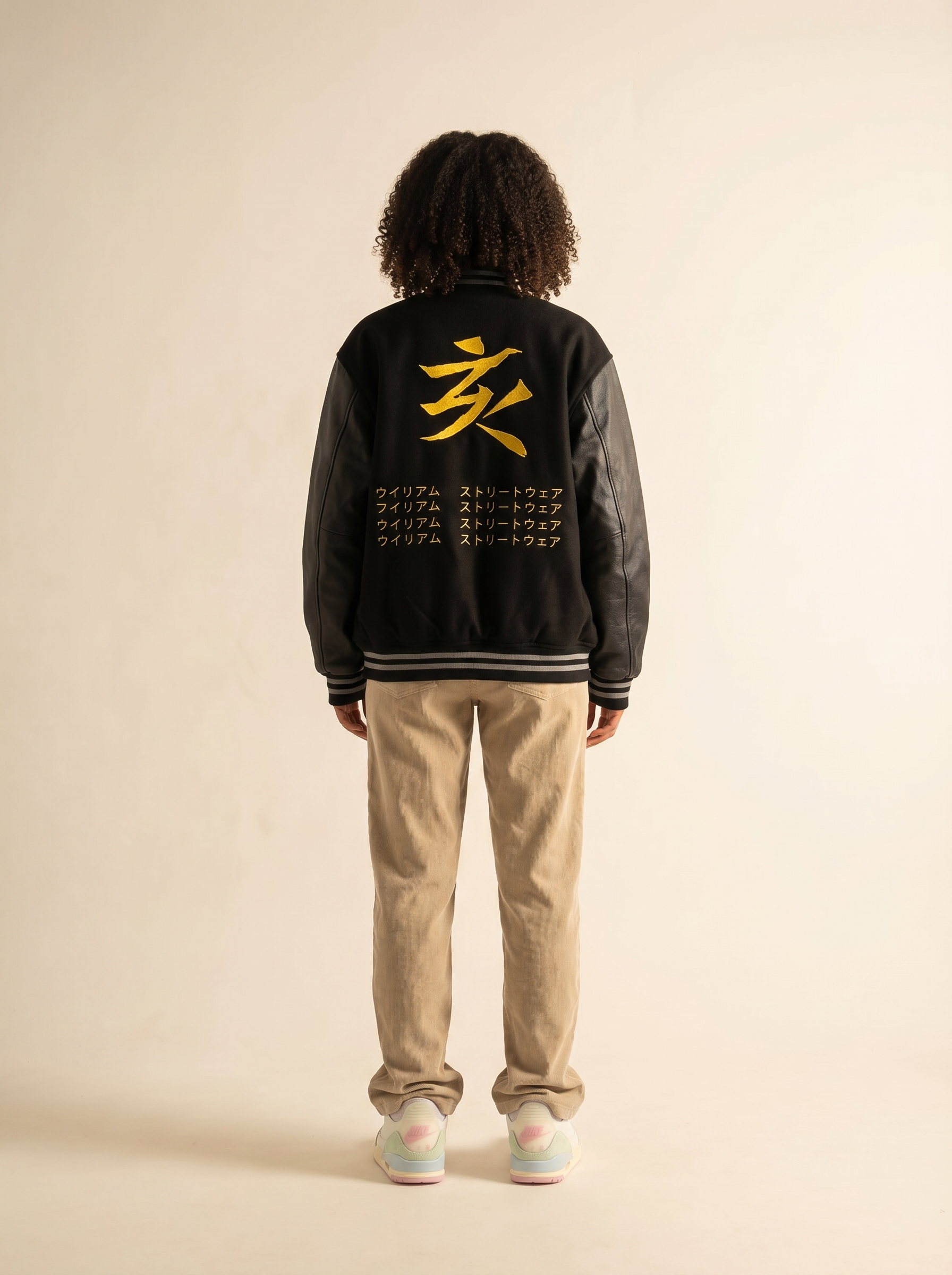WILLIAM COLLEGE JACKET - BLACK