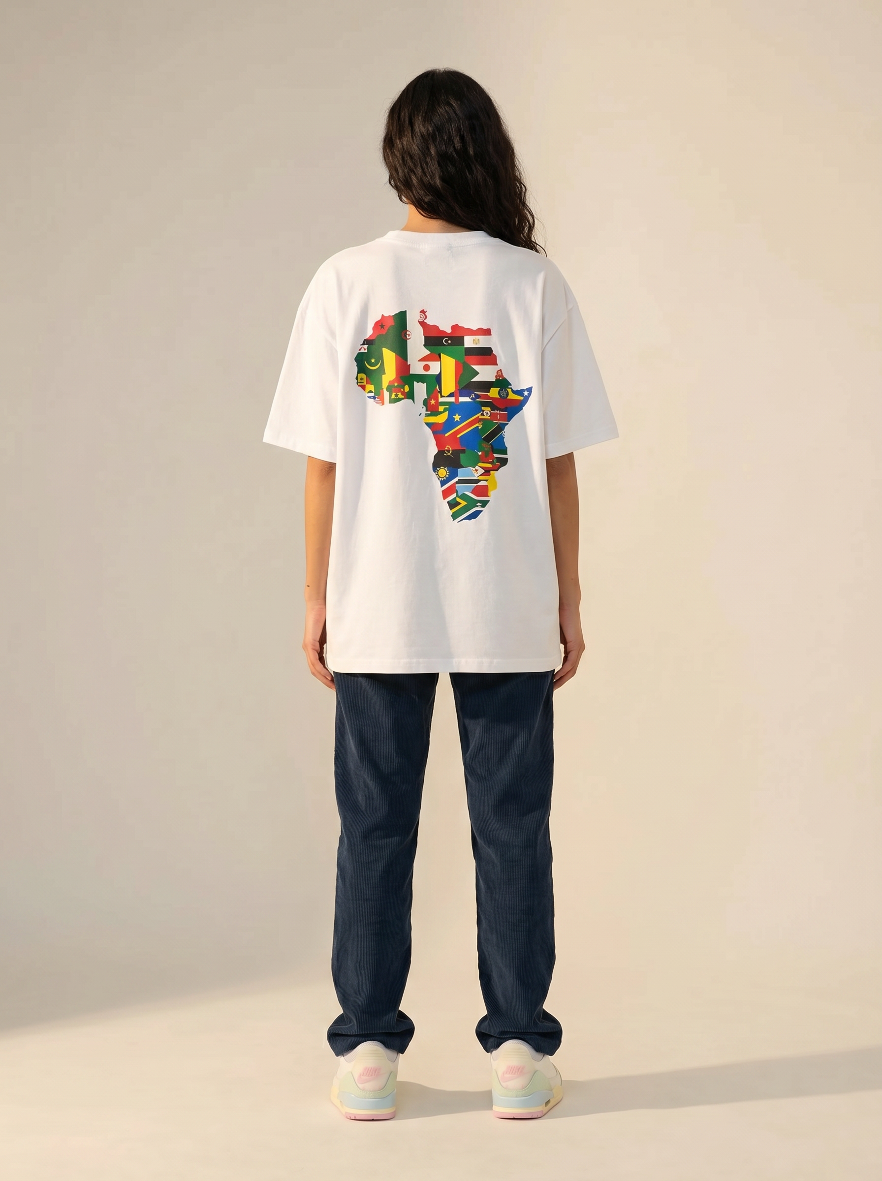 WILLIAM T-SHIRT AFRICA WHITE - WHITE