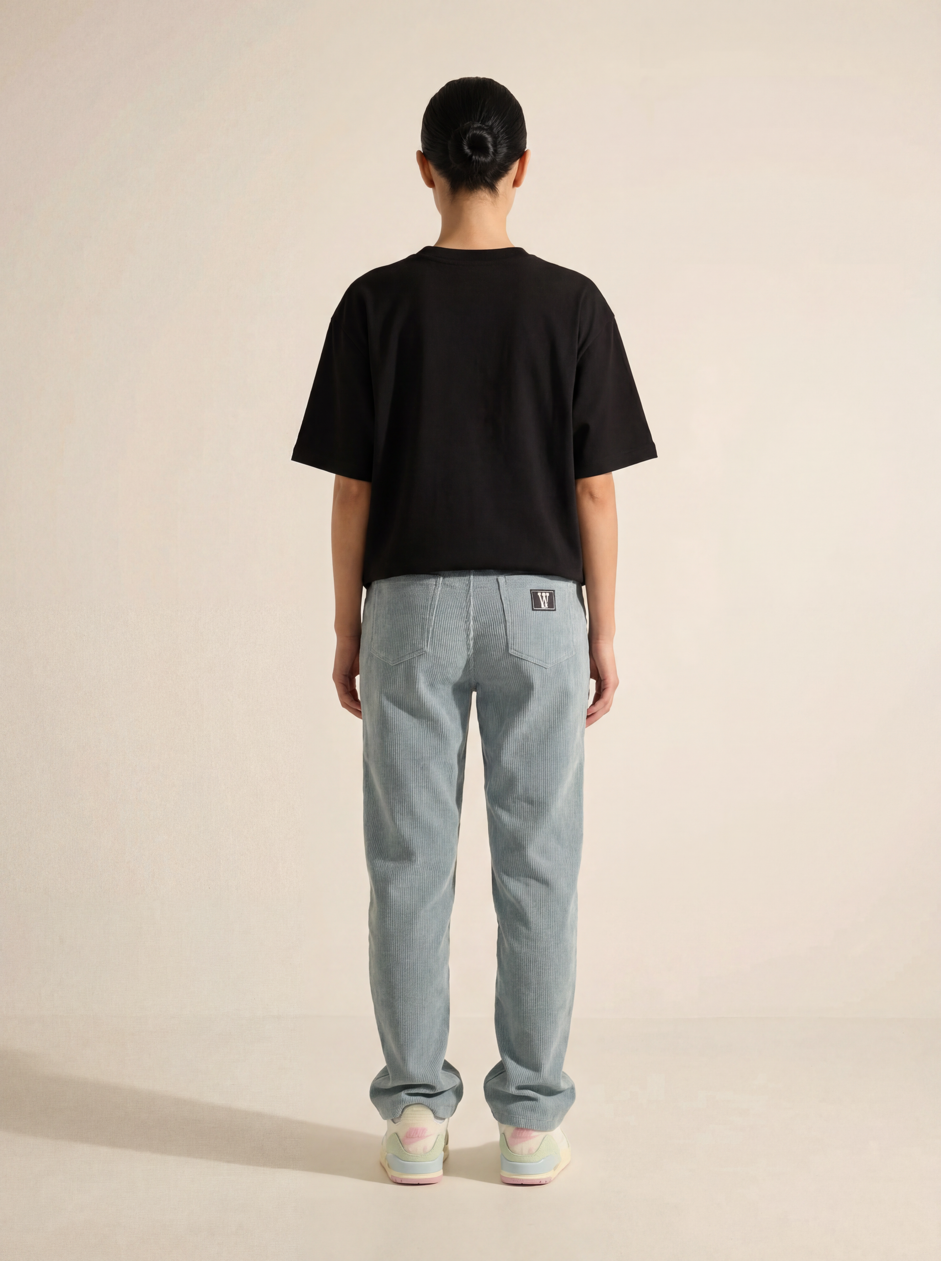 WILLIAM CORDUROY PANTS CORAL BLUE