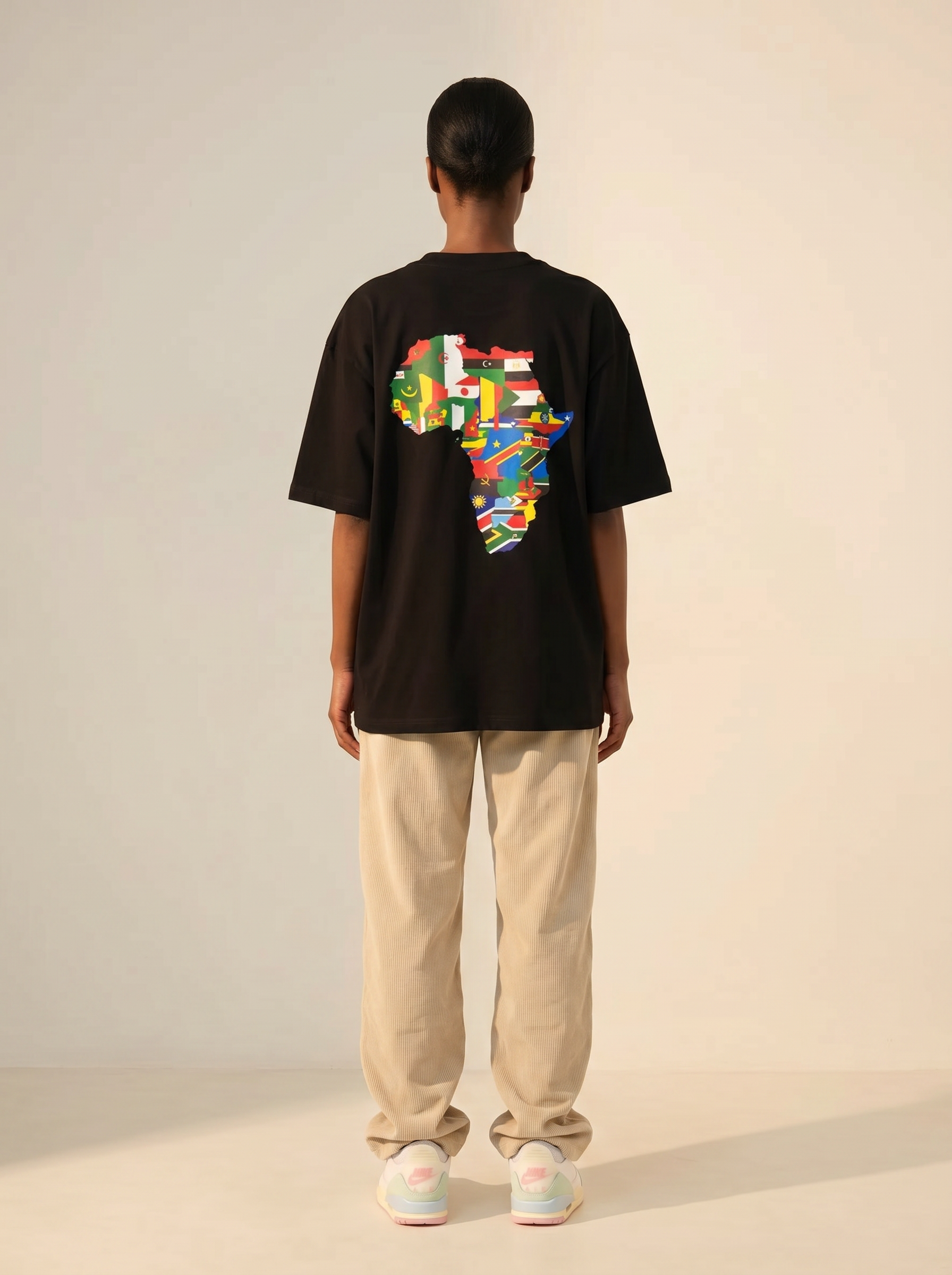 WILLIAM T-SHIRT AFRICA BLACK - BLACK