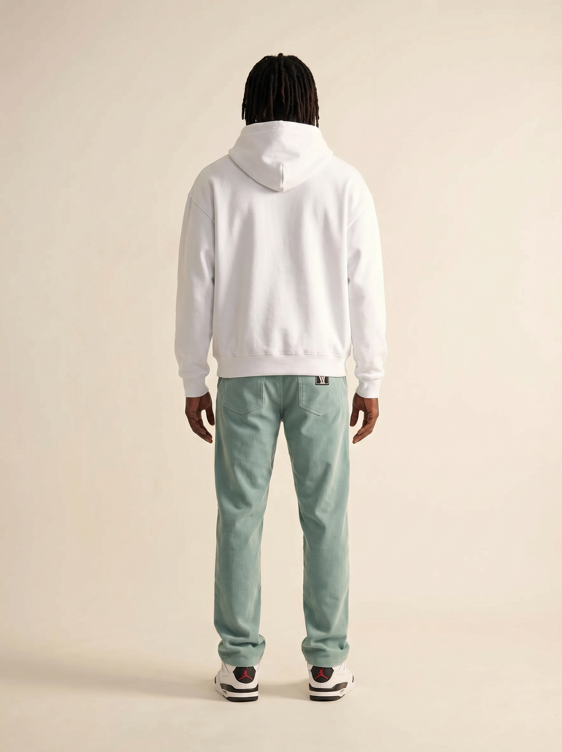 WILLIAM Hoodie Off White - White