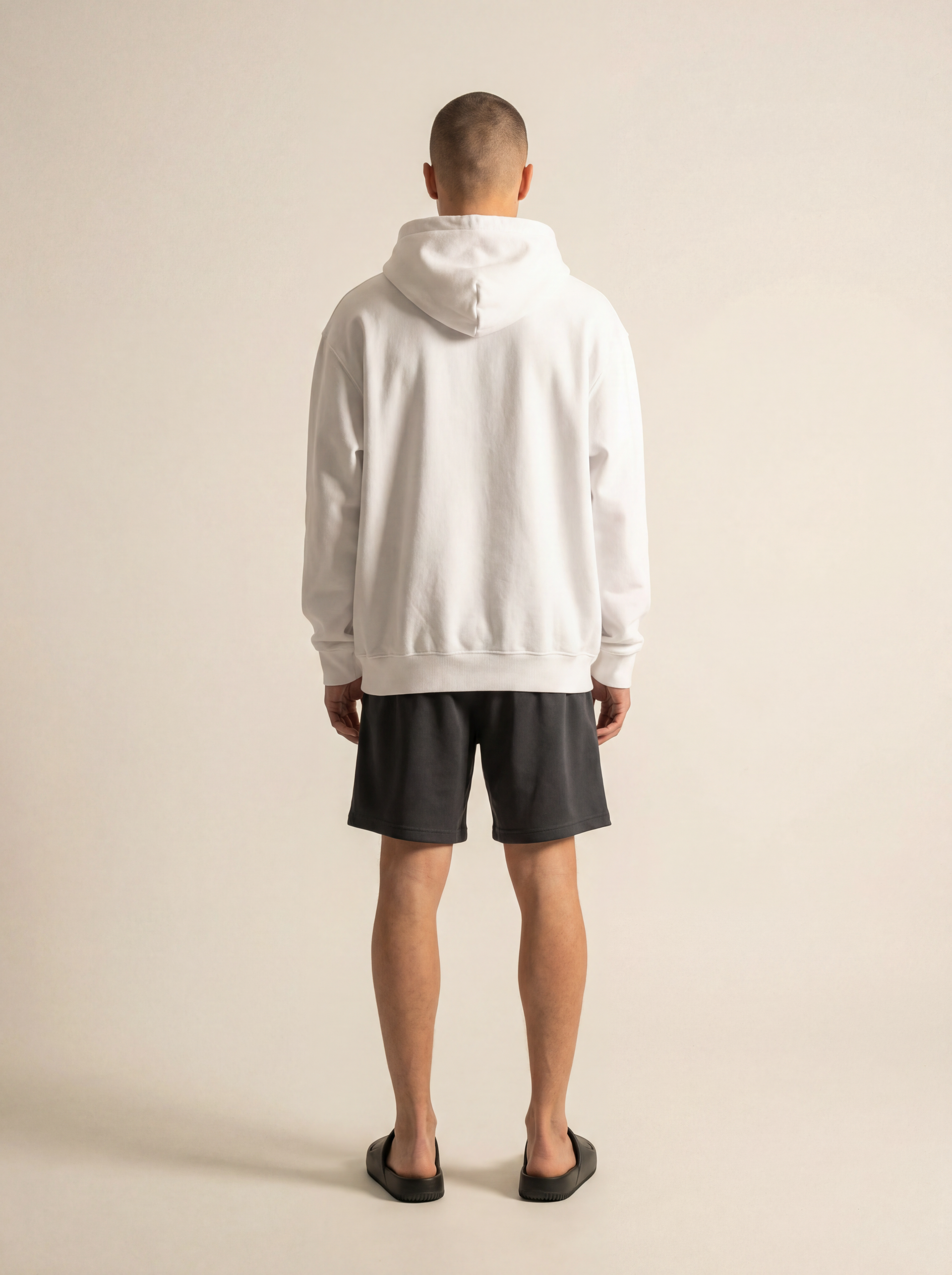 WILLIAM ZIP HOODIE - WHITE