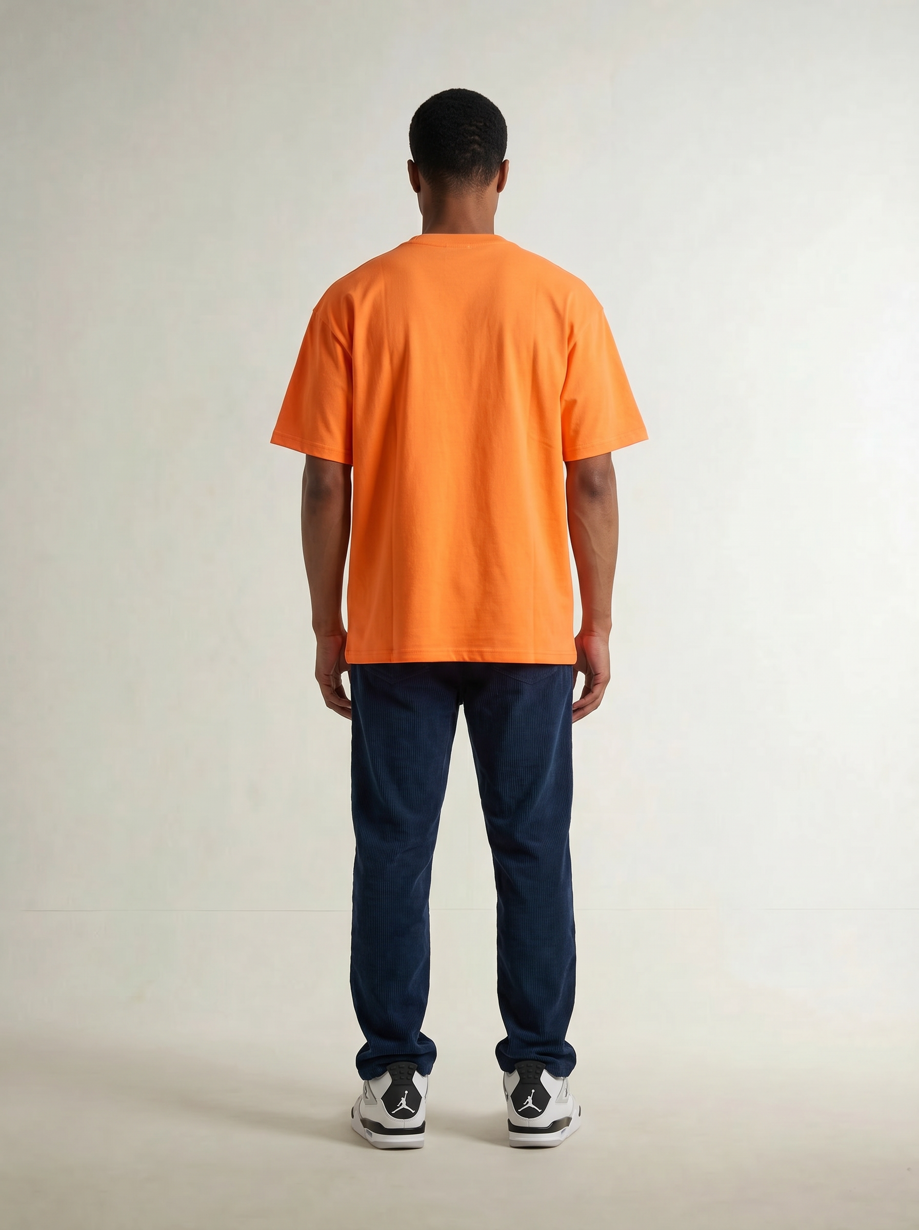 WILLIAM CORDUROY PANTS DARK BLUE