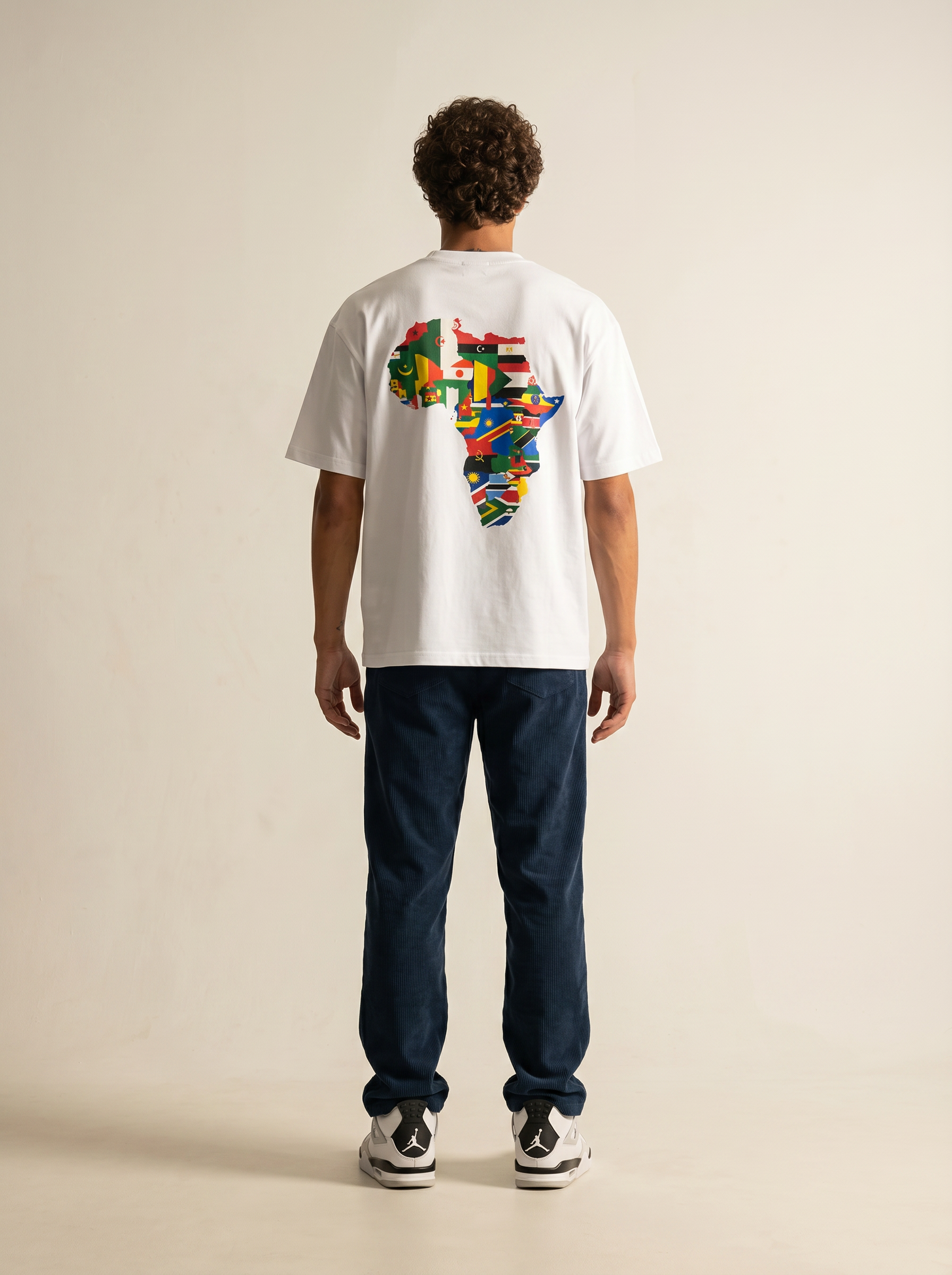 WILLIAM T-Shirt Africa White - White