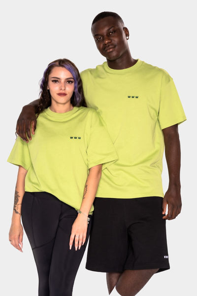 WILLIAM T-Shirt Bright Green - Dark Green