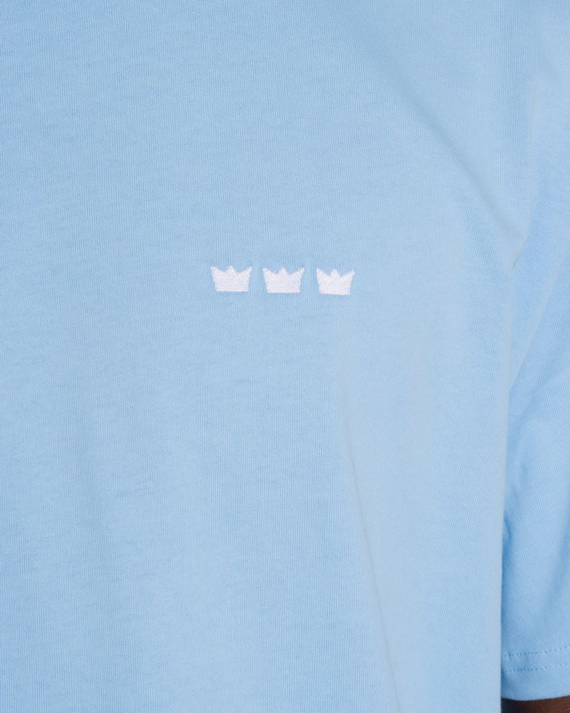 WILLIAM T-Shirt Light Blue - White