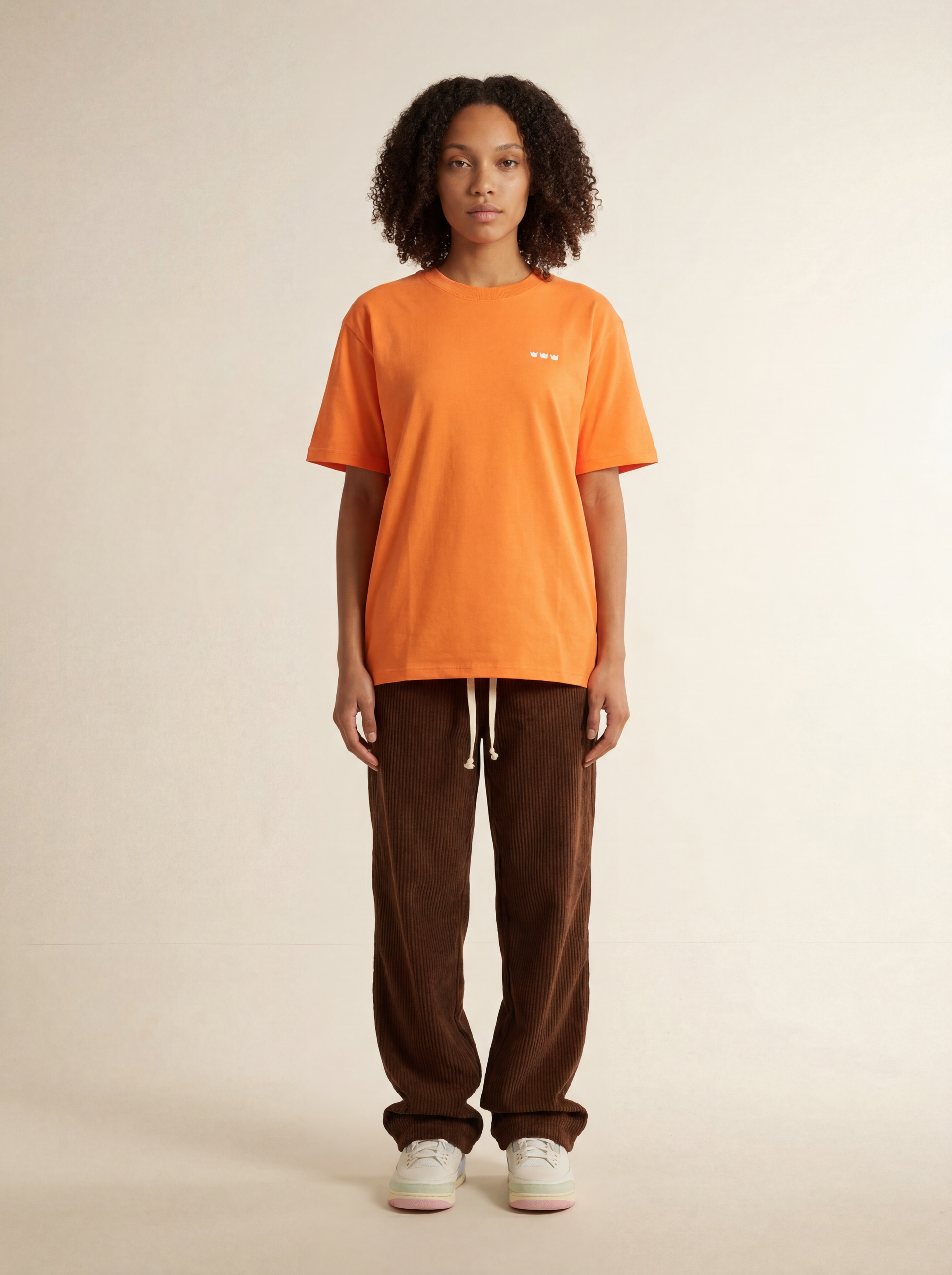 WILLIAM CORDUROY PANTS BROWN (HEAVEILY RIBBED)