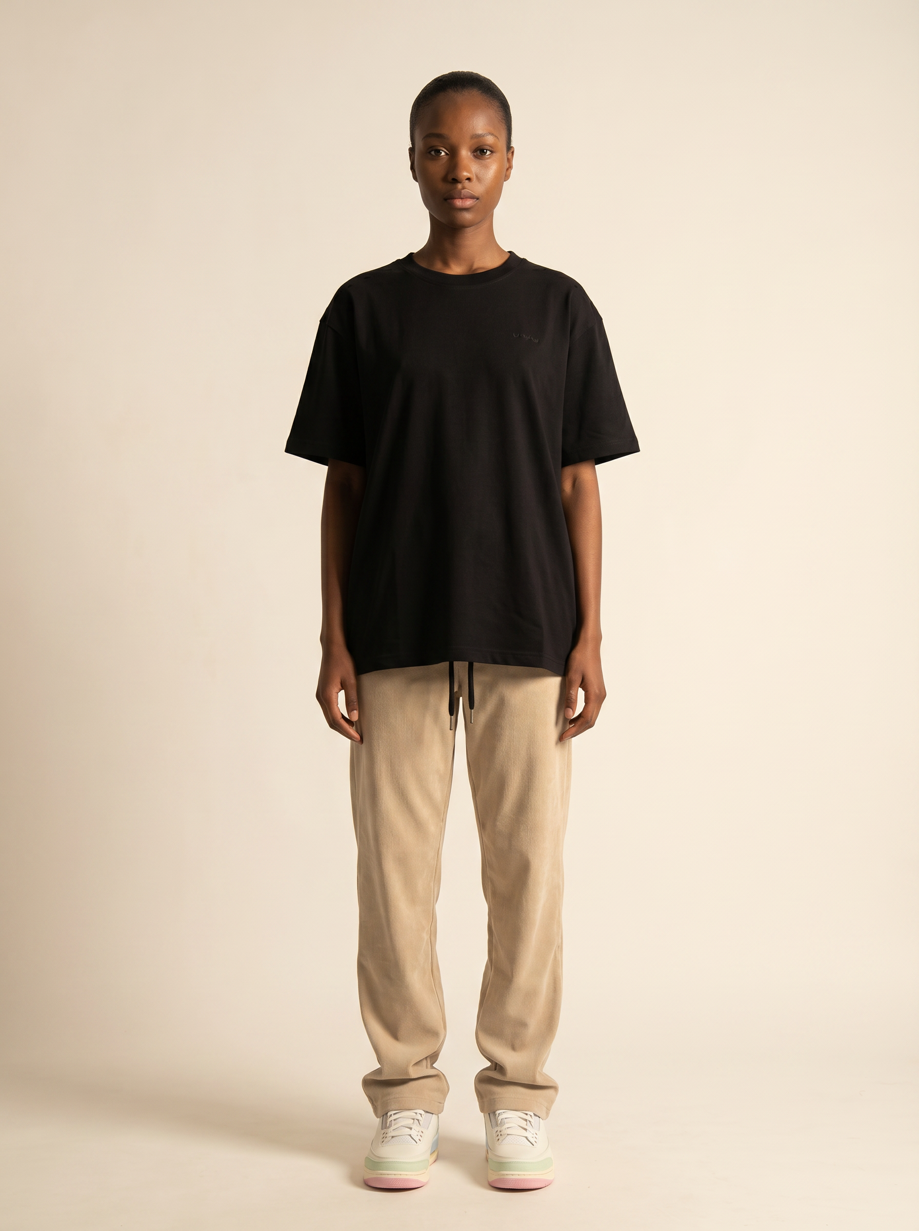 WILLIAM T-SHIRT AFRICA BLACK - BLACK
