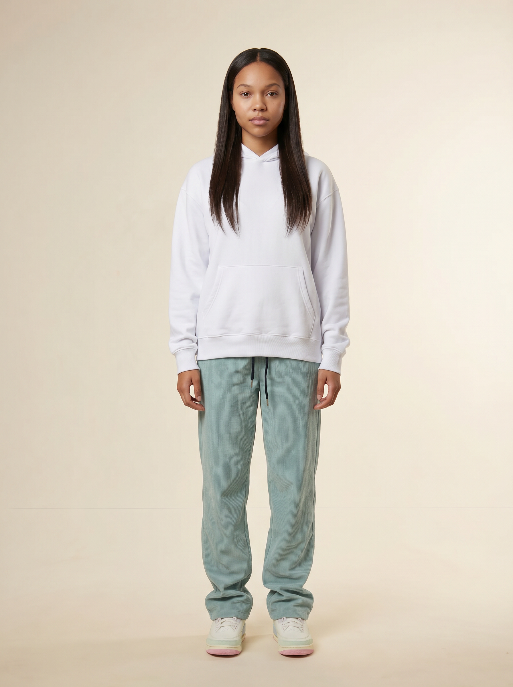 WILLIAM HOODIE OFF WHITE - WHITE