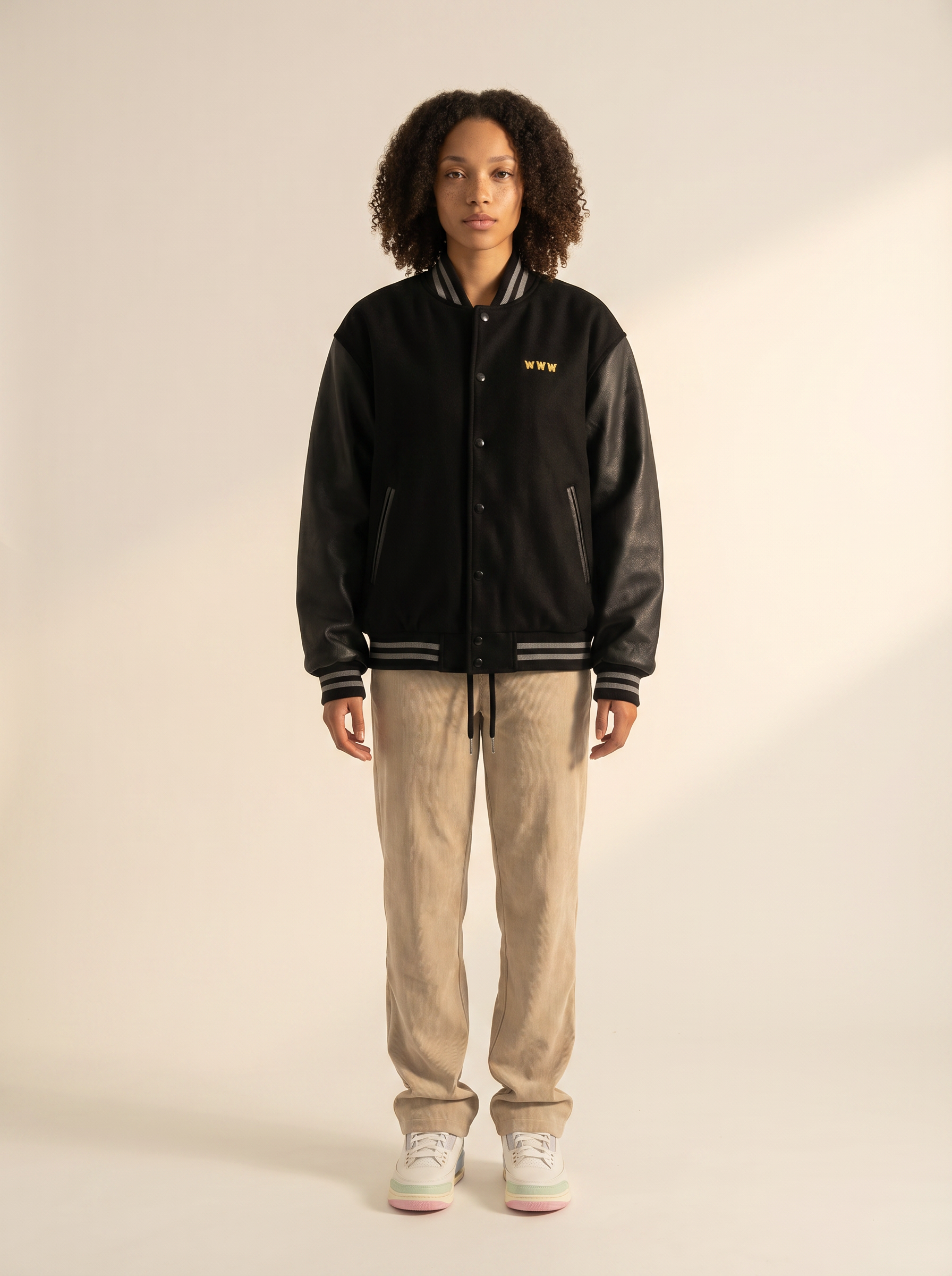 WILLIAM COLLEGE JACKET - BLACK