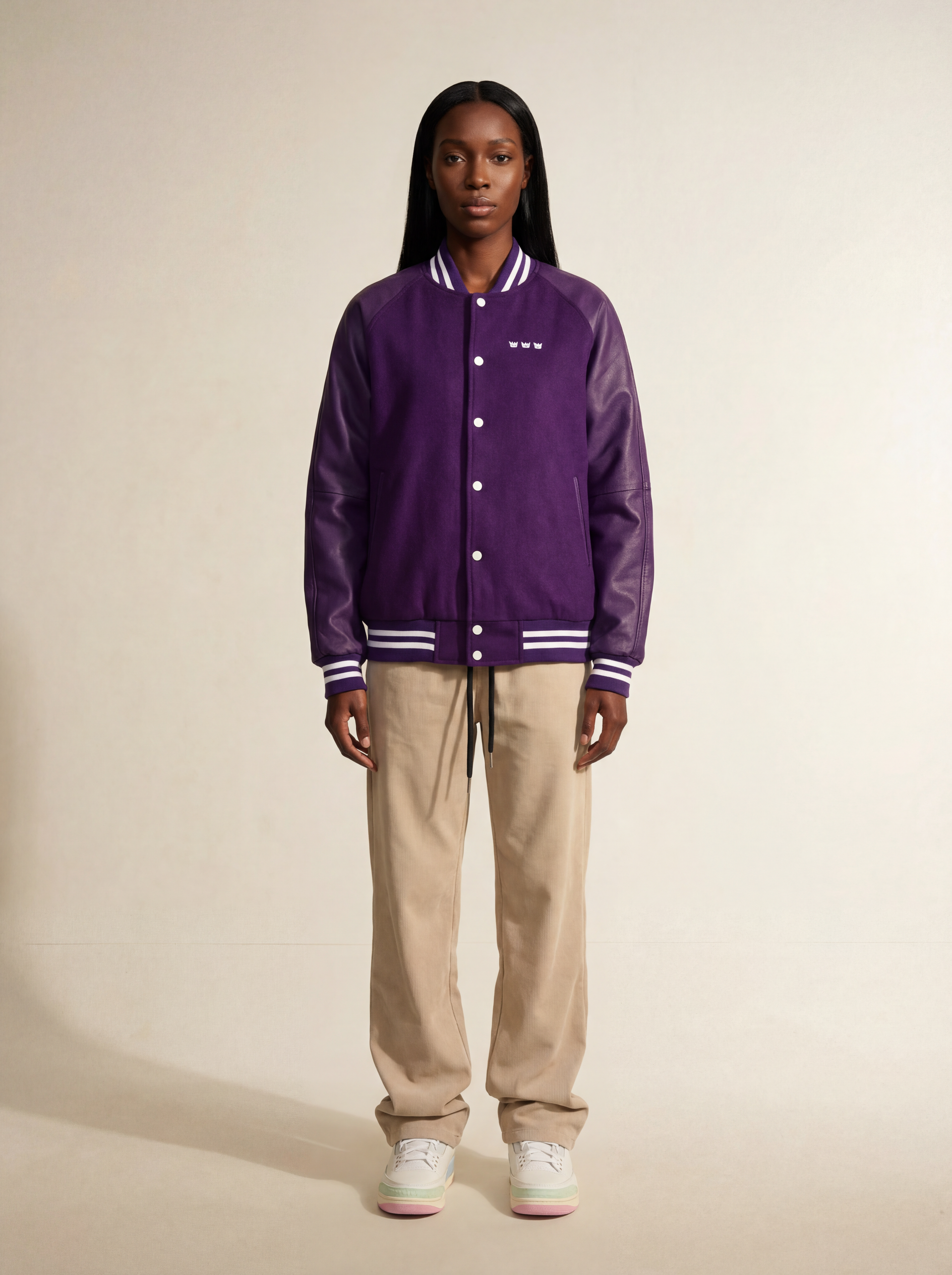 WILLIAM COLLEGE JACKET - PURPLE