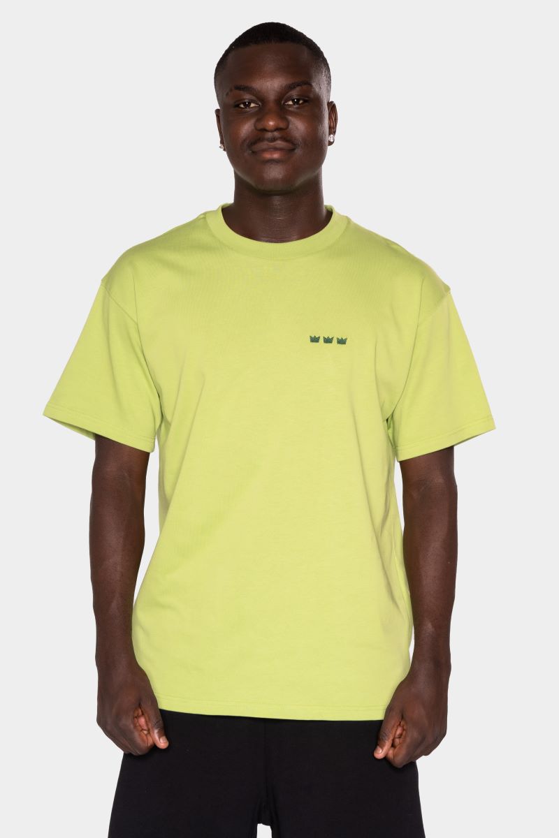 WILLIAM T-Shirt Bright Green - Dark Green