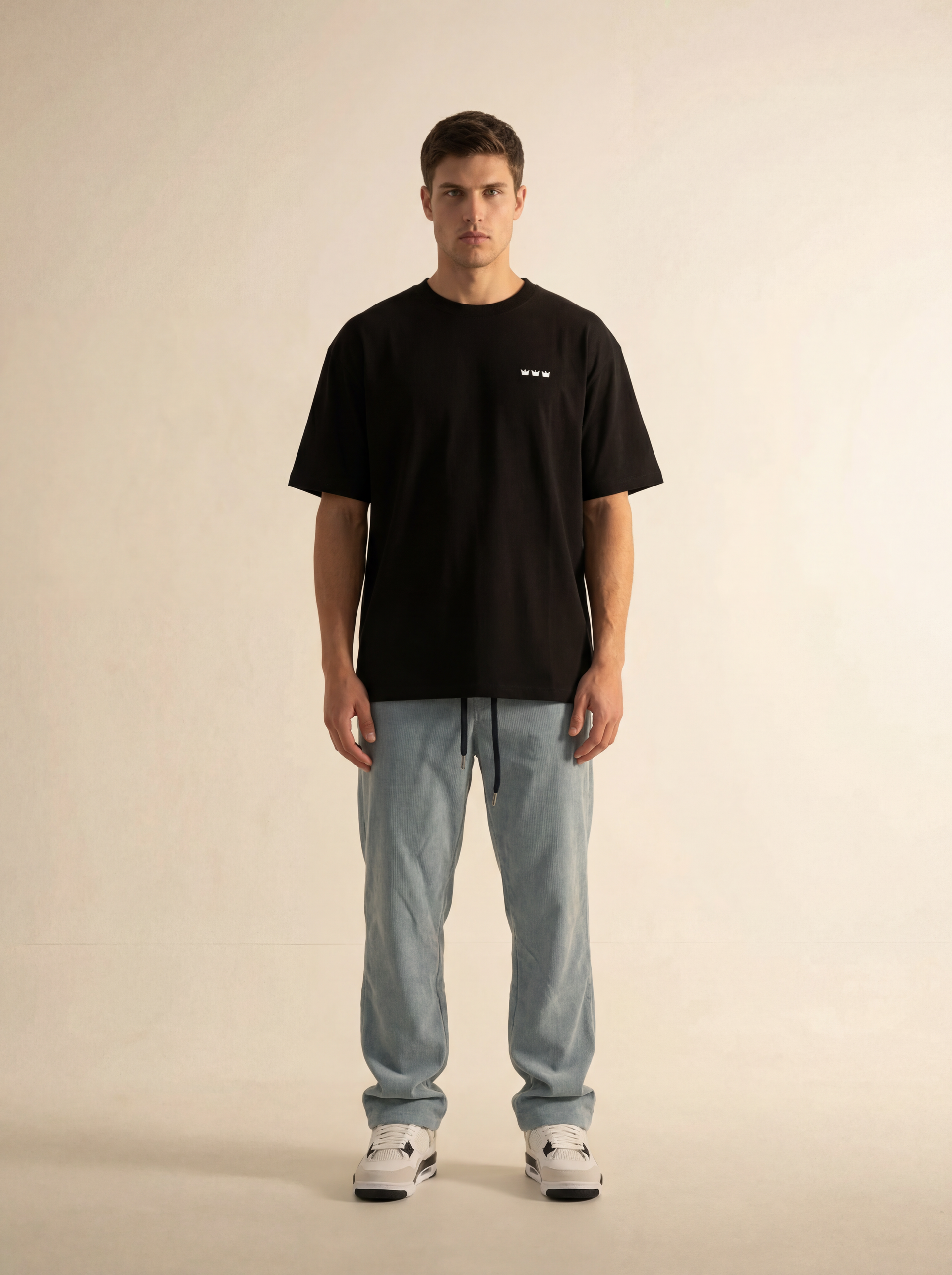 WILLIAM CORDUROY PANTS CORAL BLUE