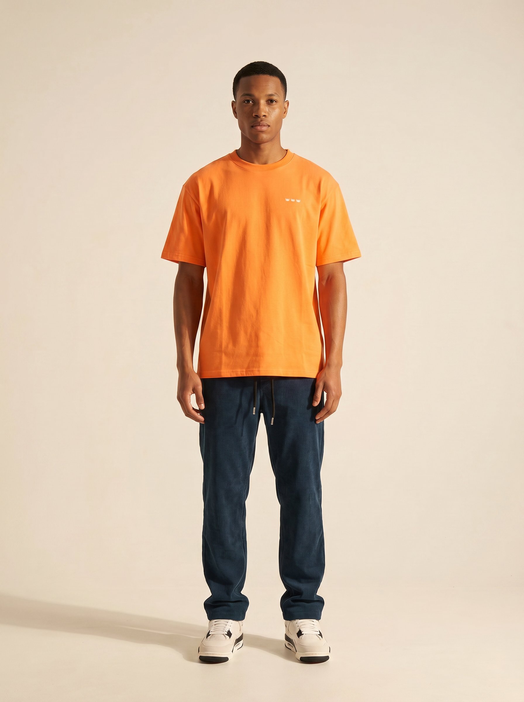 WILLIAM CORDUROY PANTS DARK BLUE