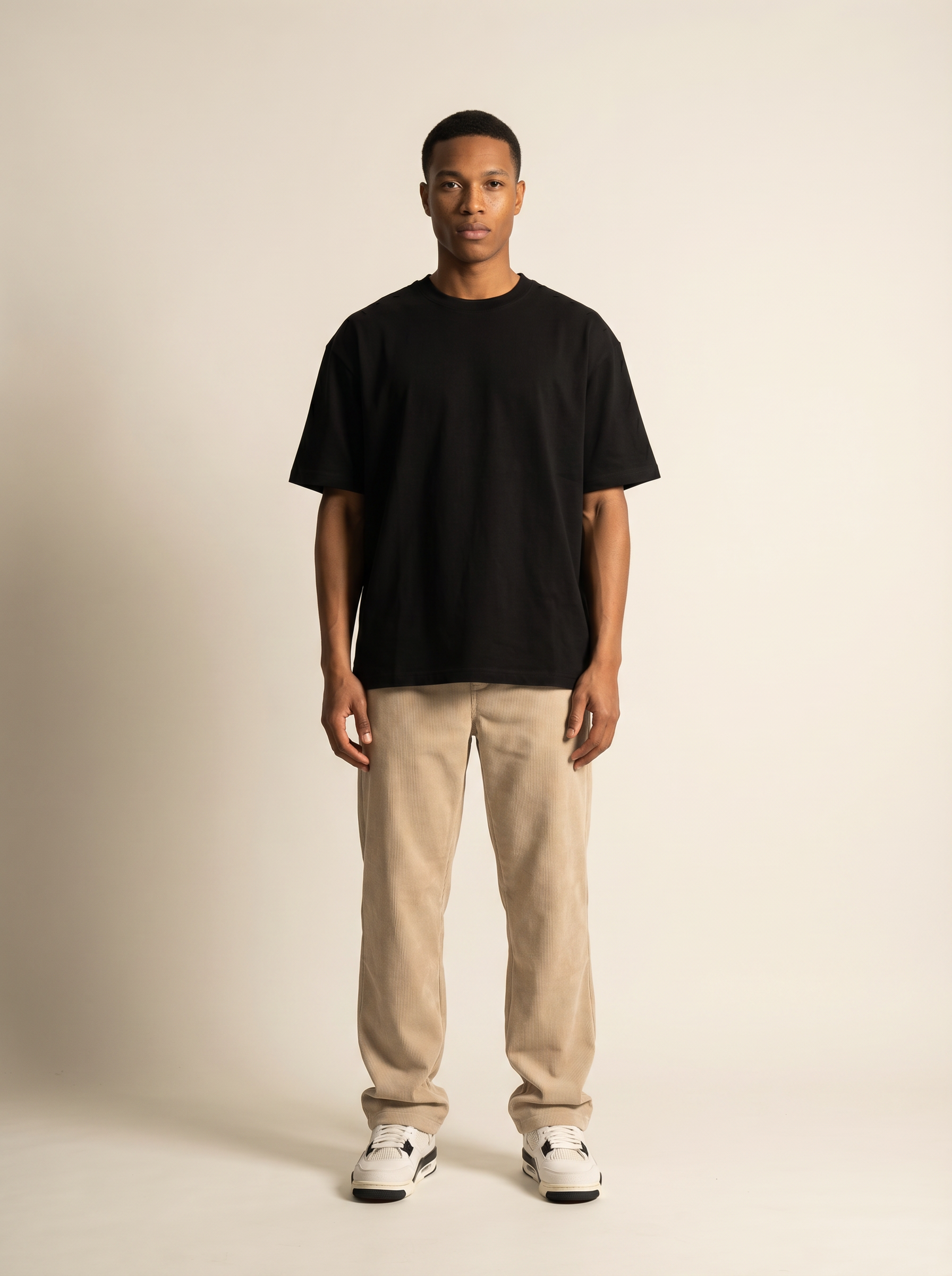 WILLIAM T-SHIRT AFRICA BLACK - BLACK