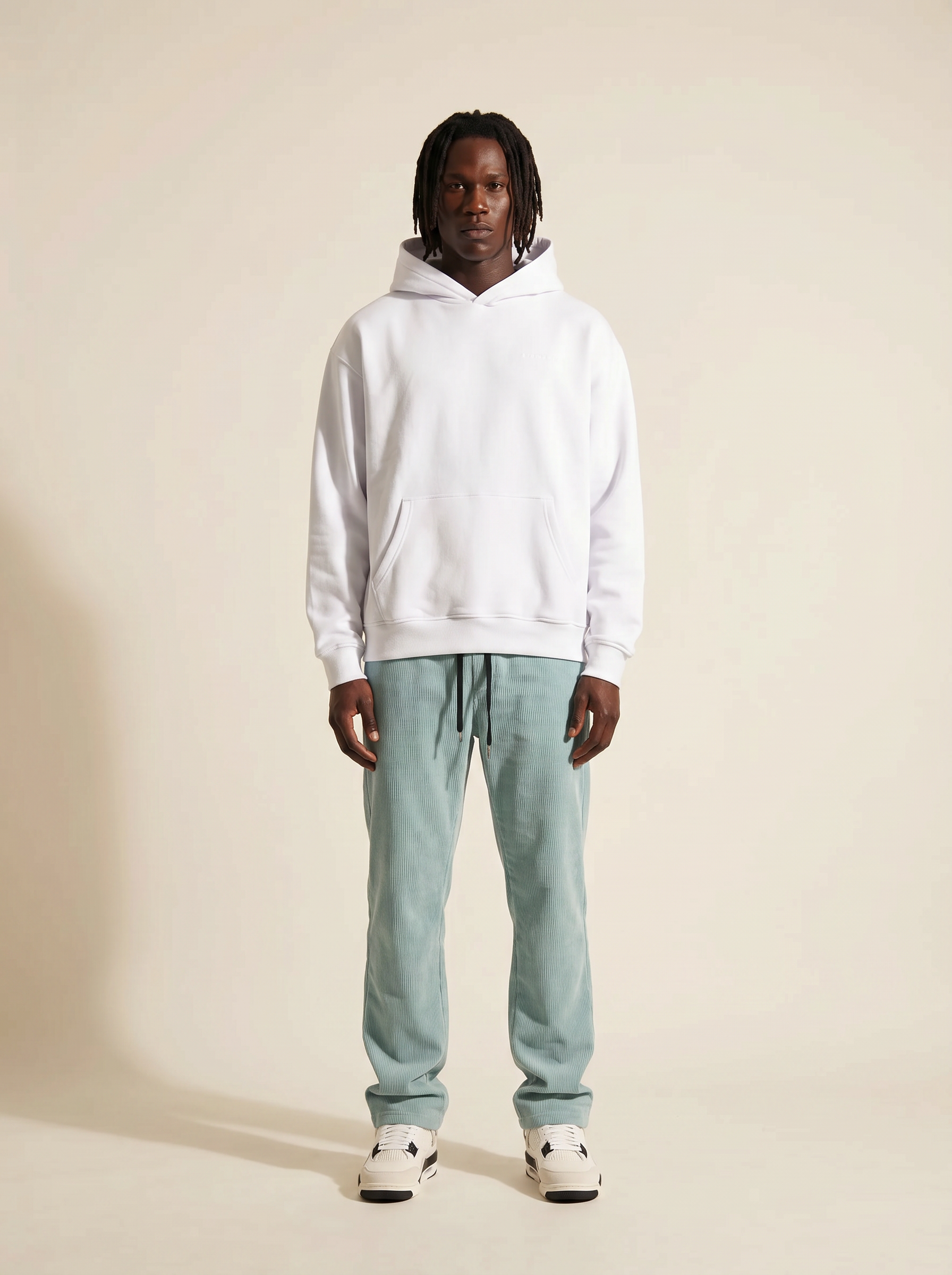 WILLIAM Hoodie Off White - White