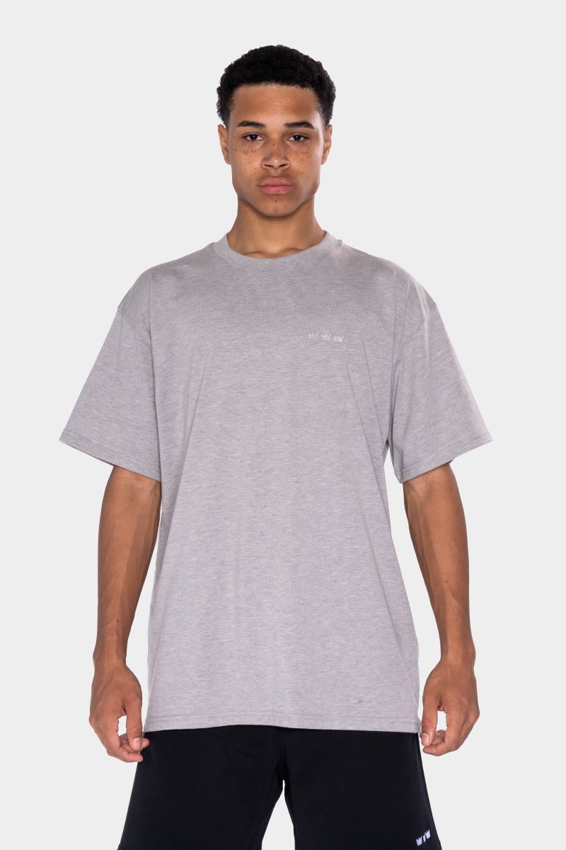 WILLIAM T-Shirt Grey - Mixed Grey