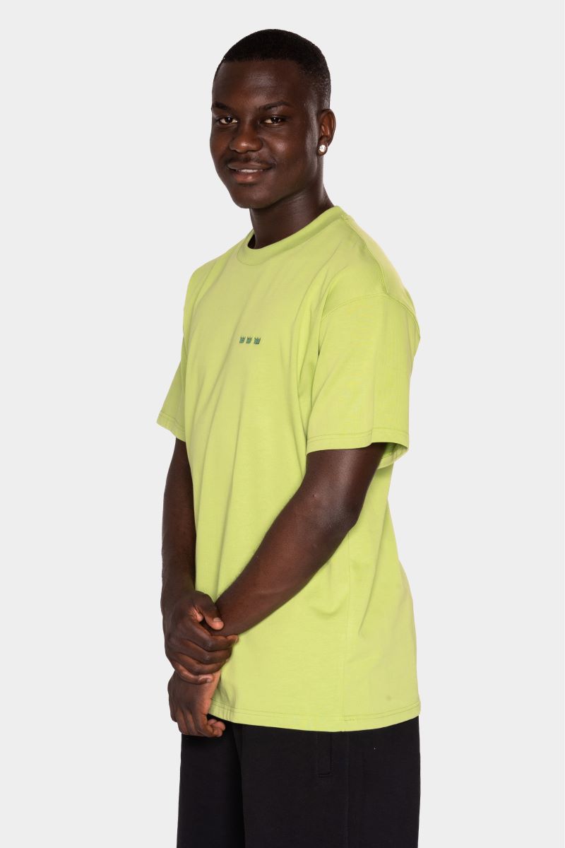 WILLIAM T-Shirt Bright Green - Dark Green