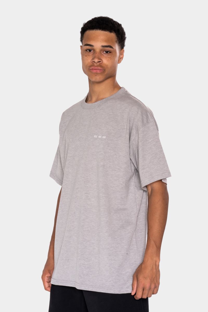 WILLIAM T-Shirt Grey - Mixed Grey