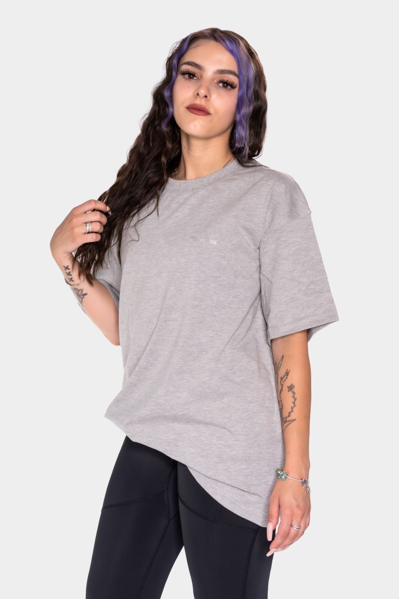 WILLIAM T-Shirt Grey - Mixed Grey