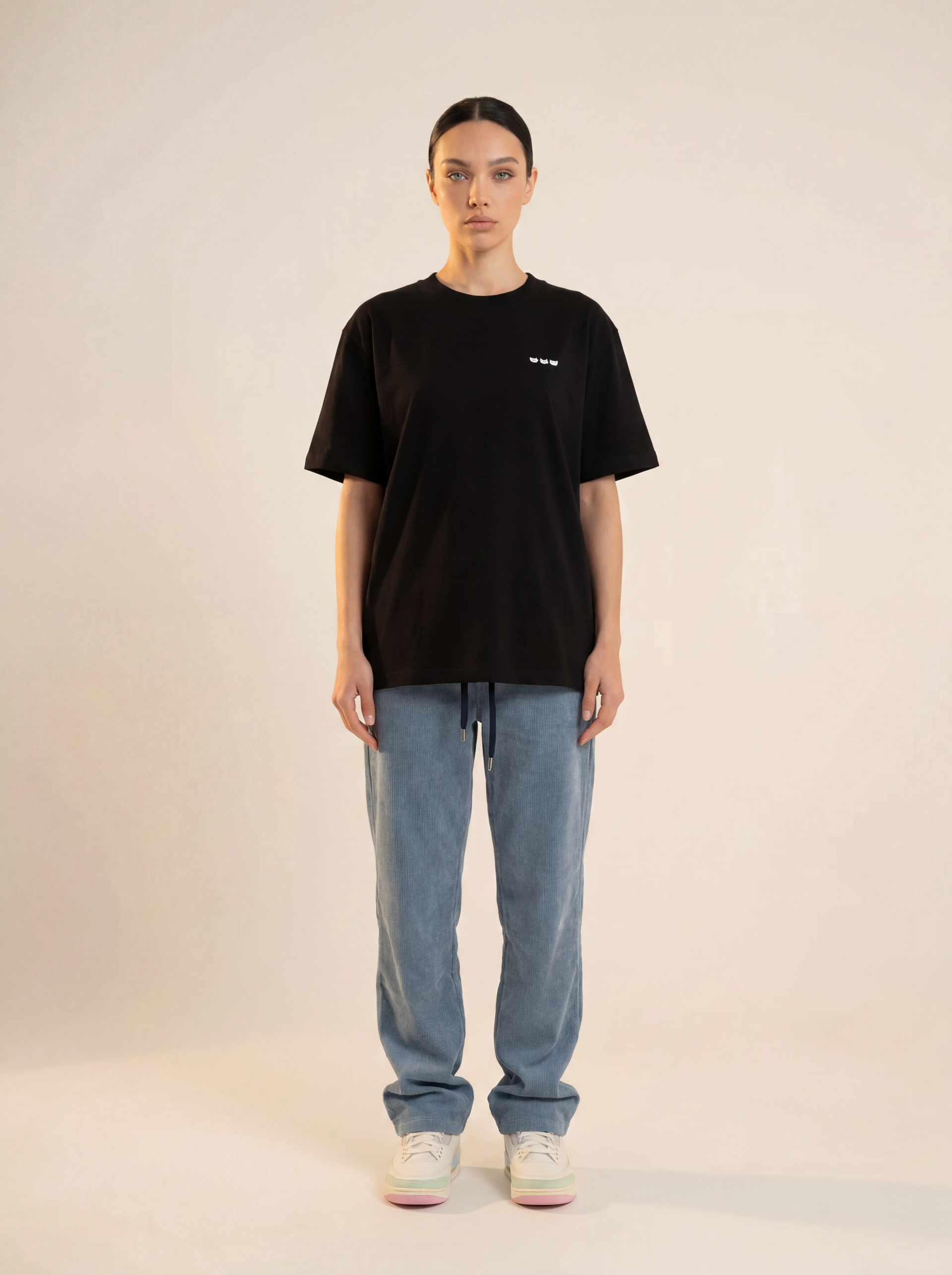 WILLIAM CORDUROY PANTS CORAL BLUE