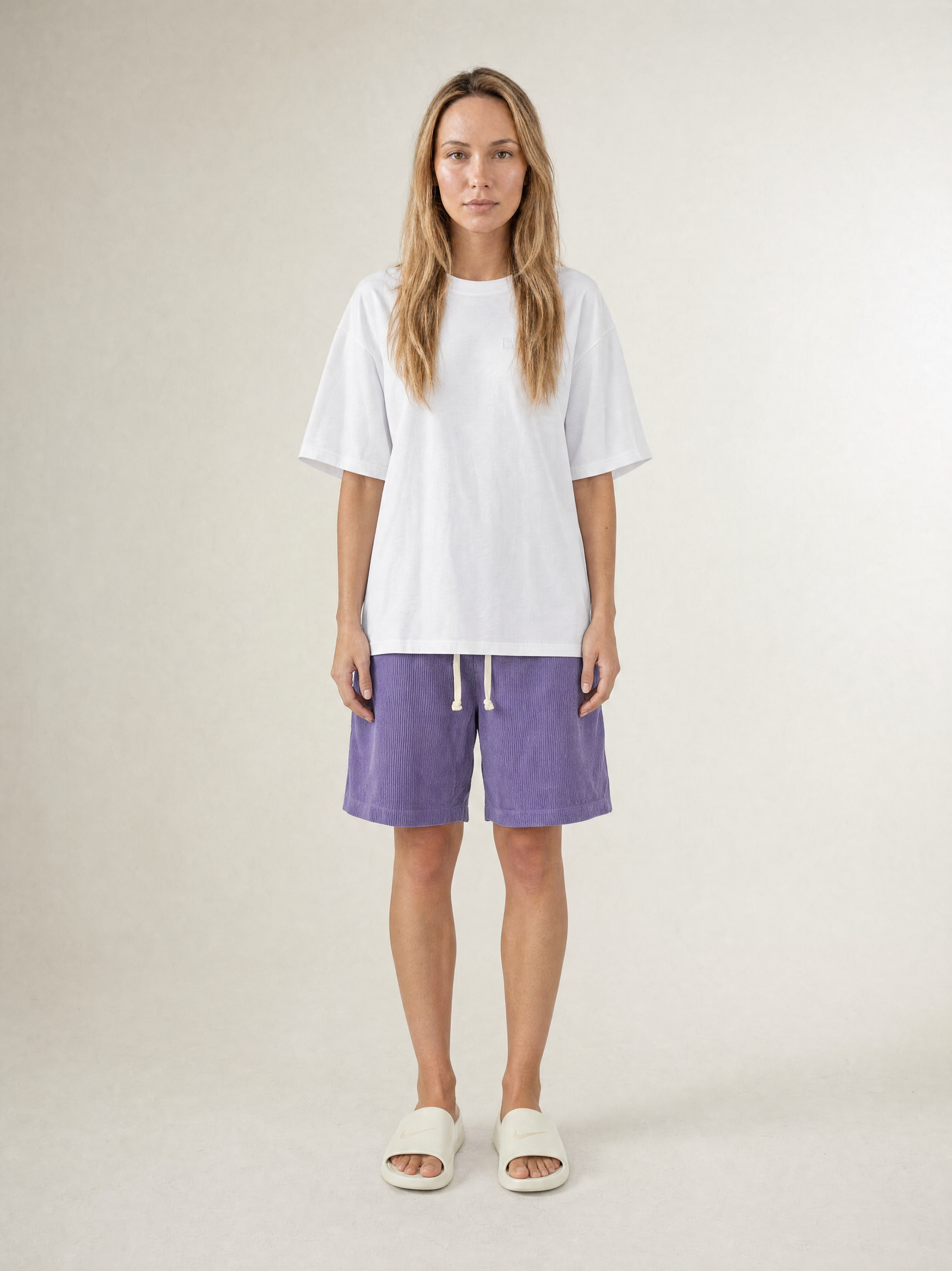 WILLIAM CORDUROY SHORTS PURPLE