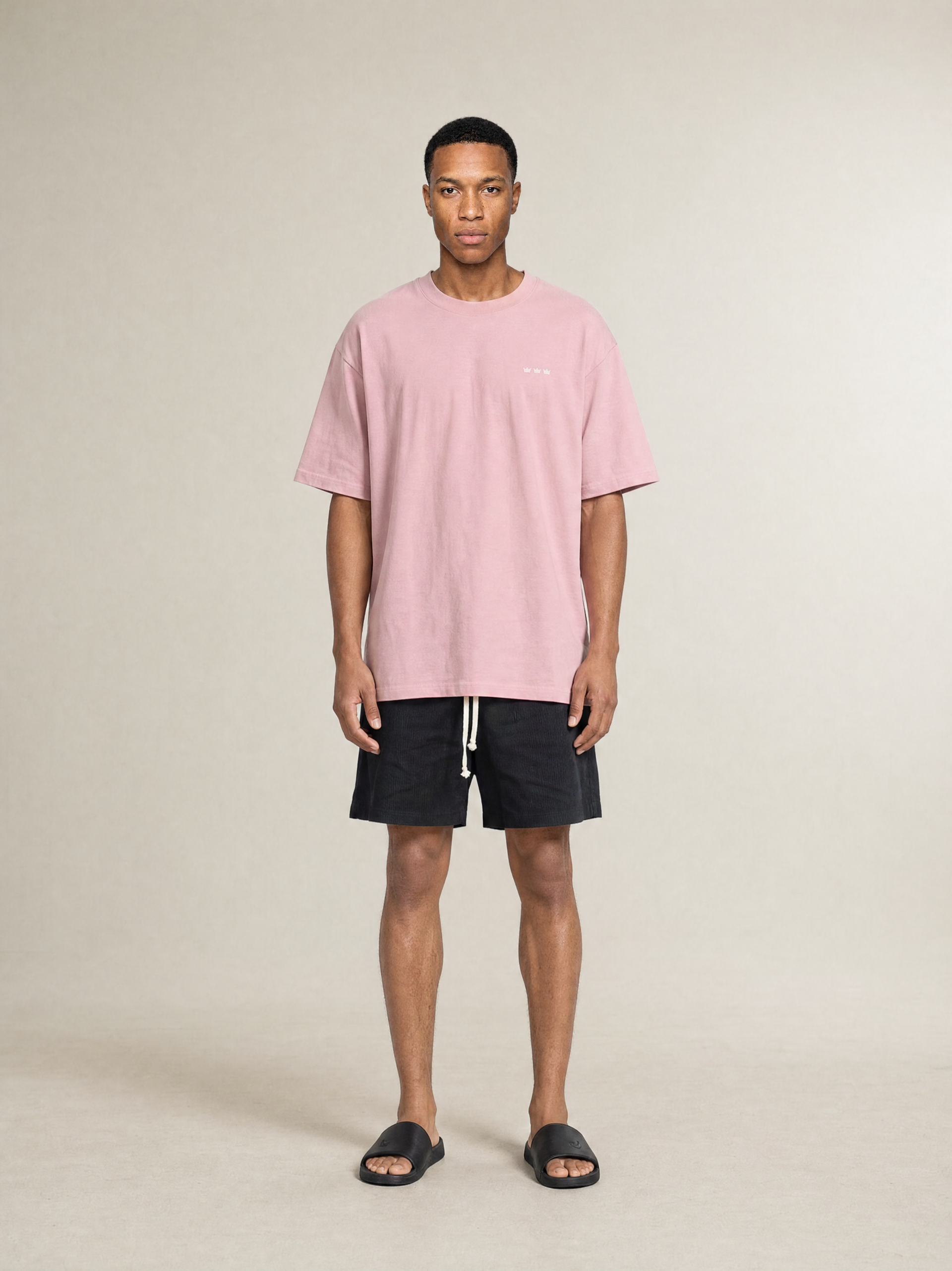 WILLIAM T-SHIRT WORLD PINK HEAVY - WHITE - BABY BLUE
