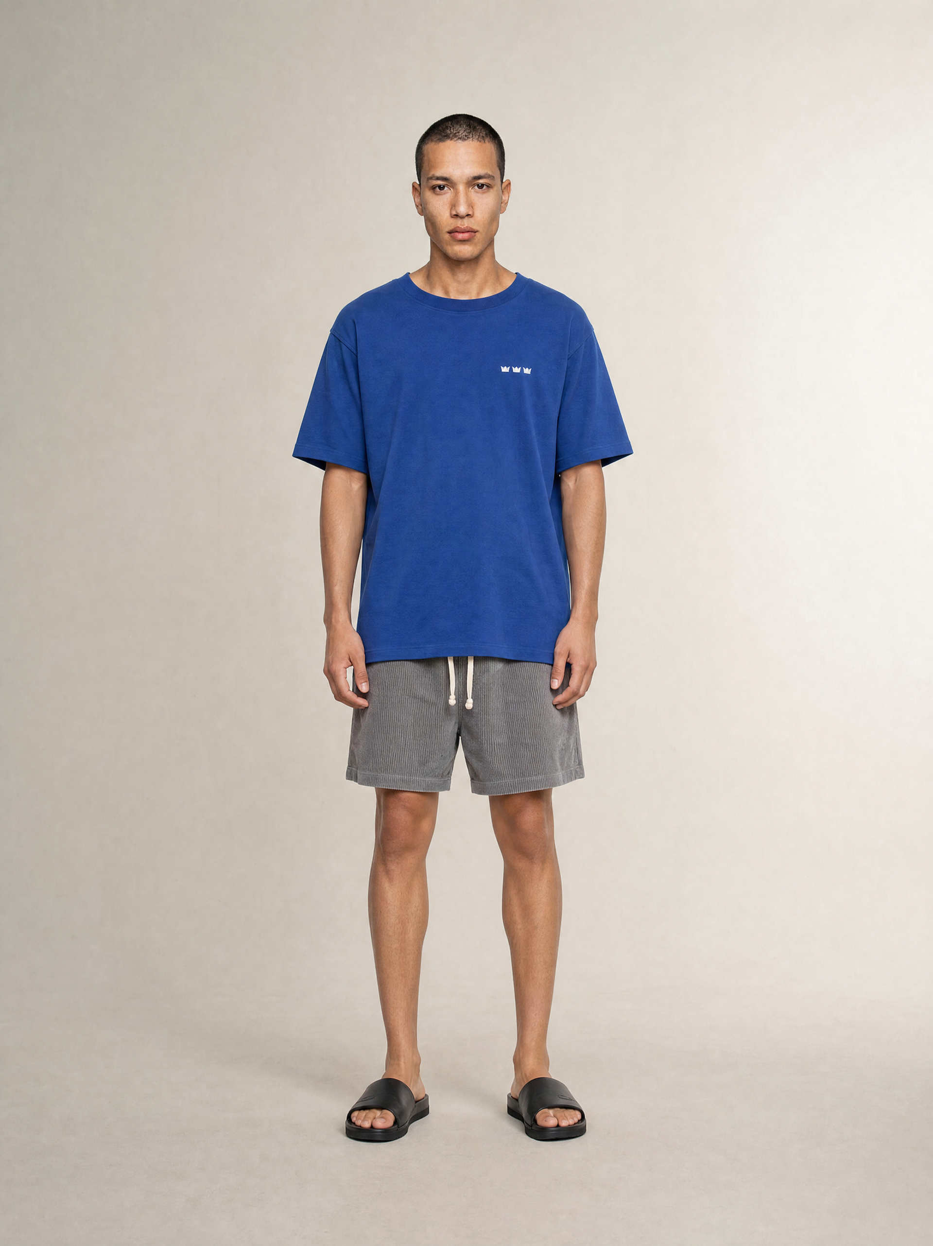 WILLIAM T-SHIRT WORLD BLUE HEAVY - WHITE - WHITE