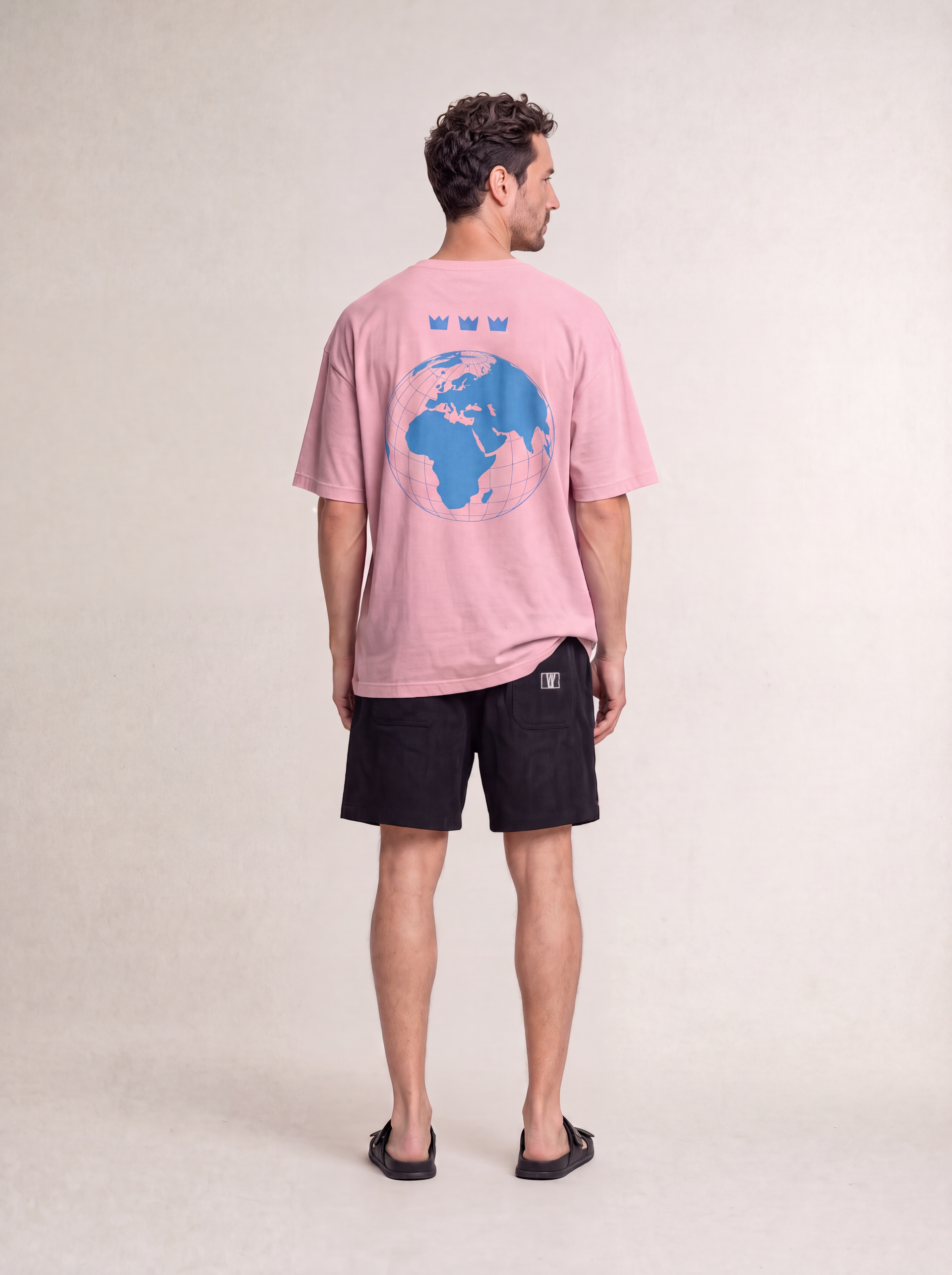 WILLIAM T-SHIRT WORLD EUROPE PINK HEAVY
