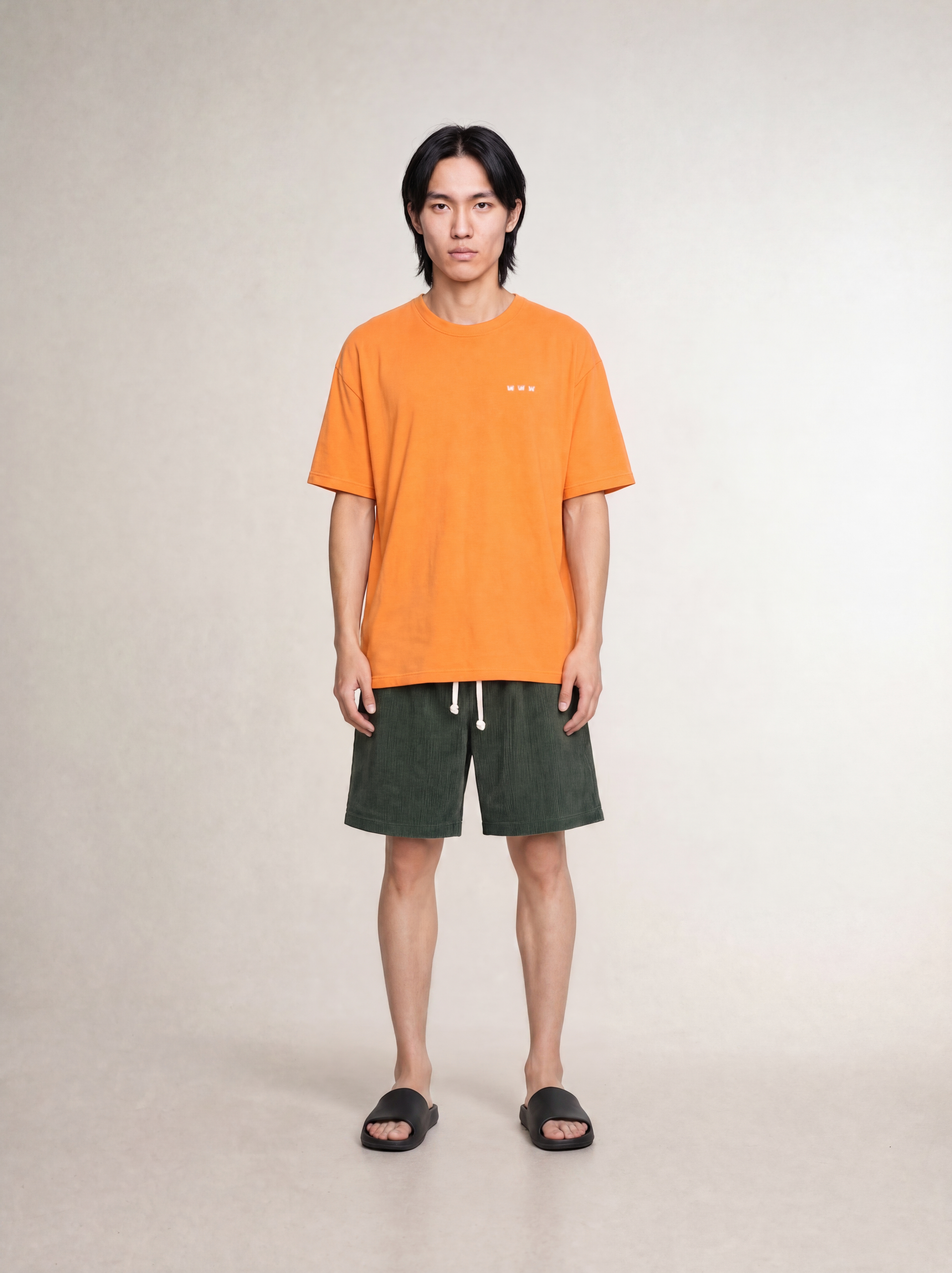 WILLIAM T-SHIRT WORLD ASIA ORANGE  HEAVY