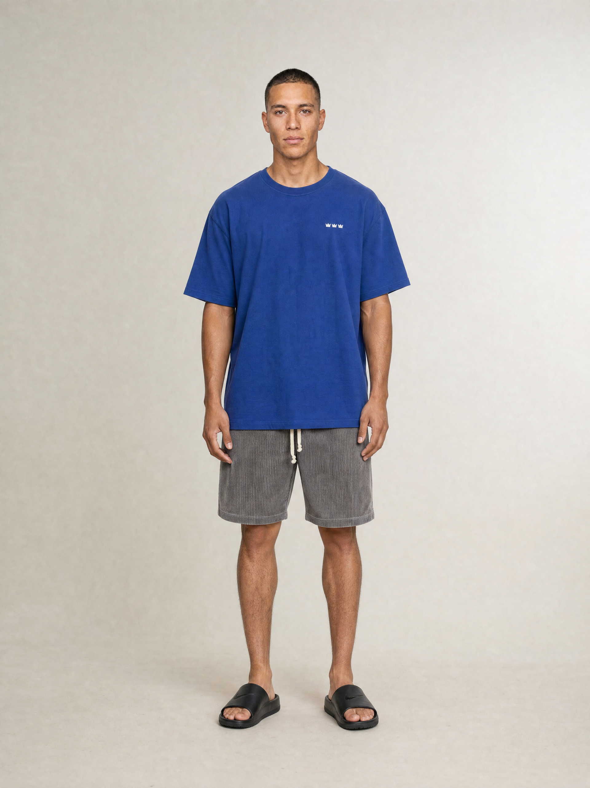 WILLIAM T-SHIRT WORLD ASIA BLUE HEAVY