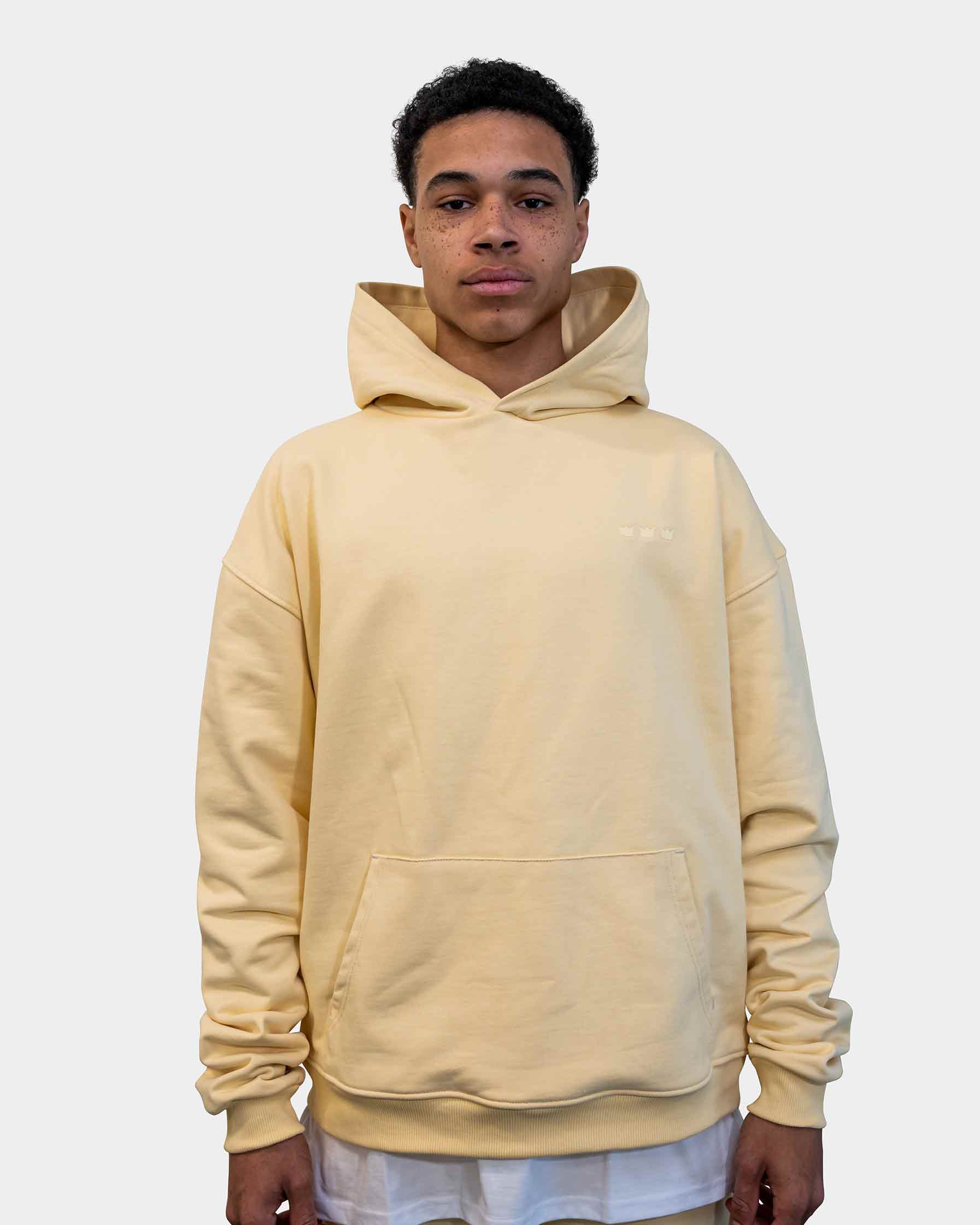 WILLIAM Hoodie Pastell Yellow