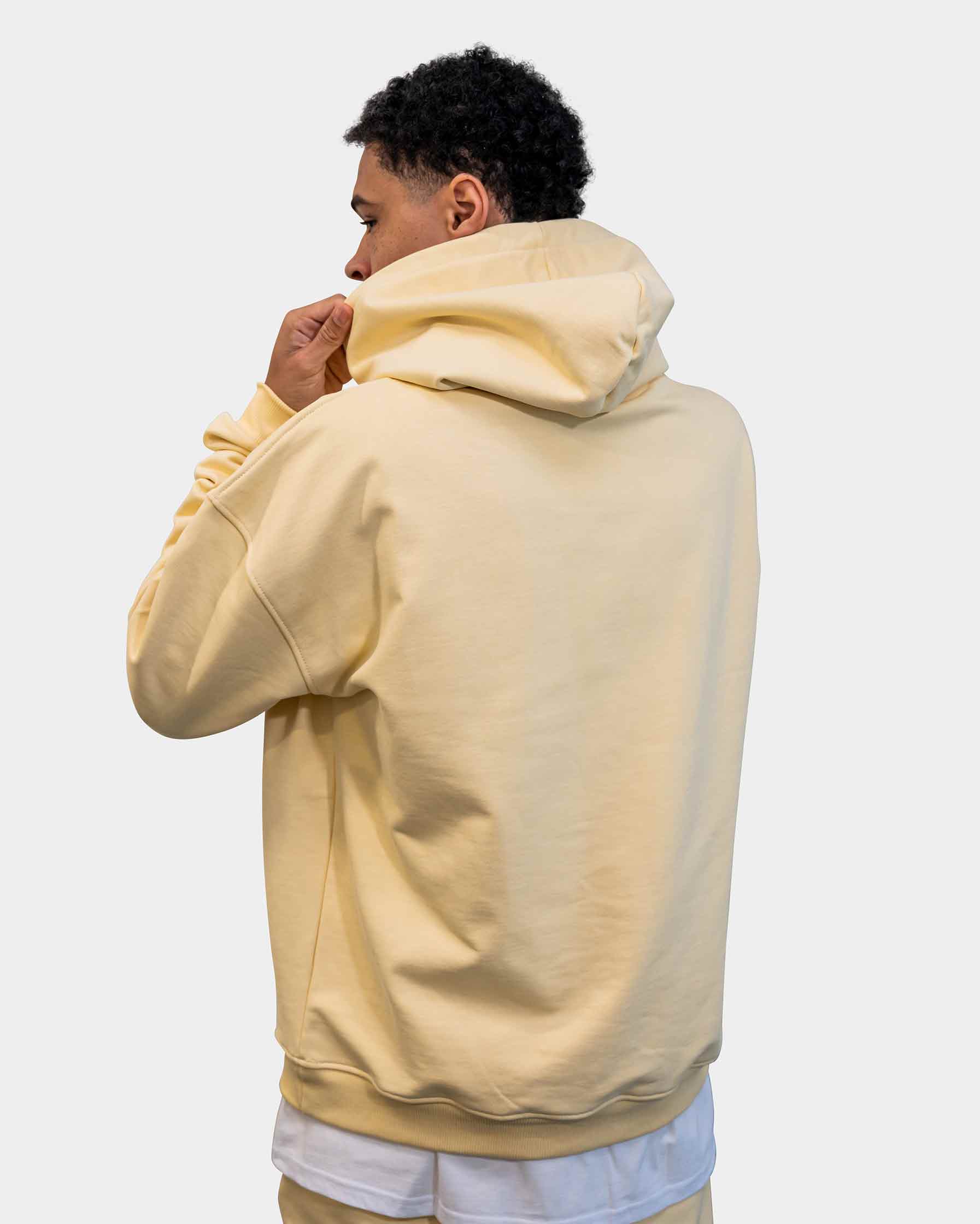 WILLIAM Hoodie Pastell Yellow