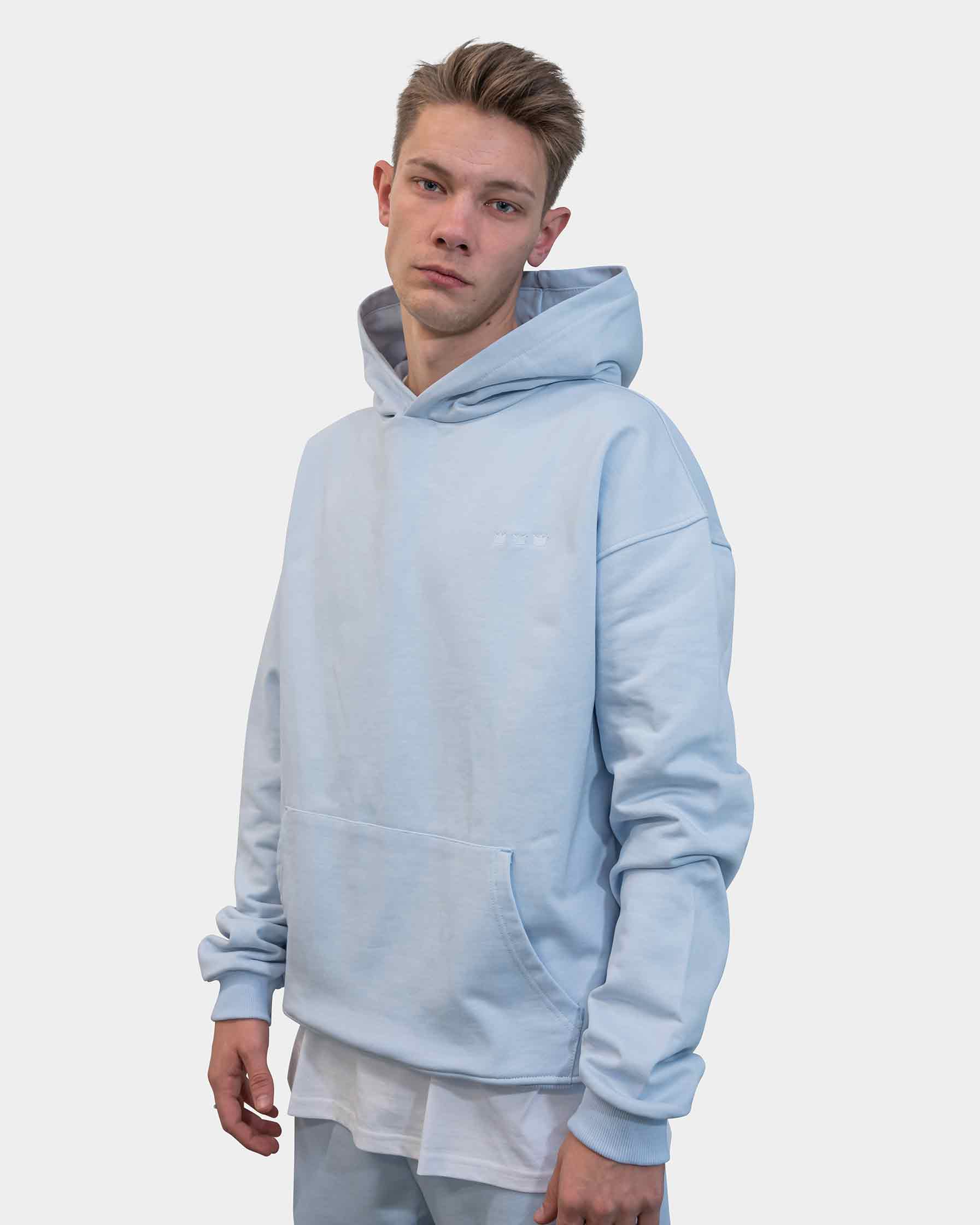 WILLIAM Hoodie Pastell Blue